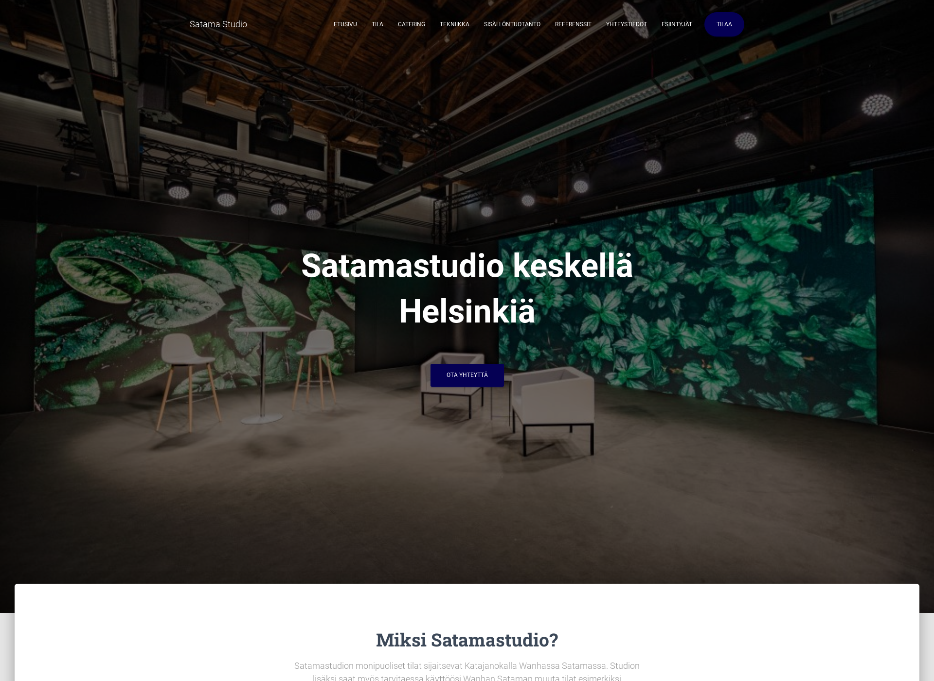 Screenshot for satamastudio.fi