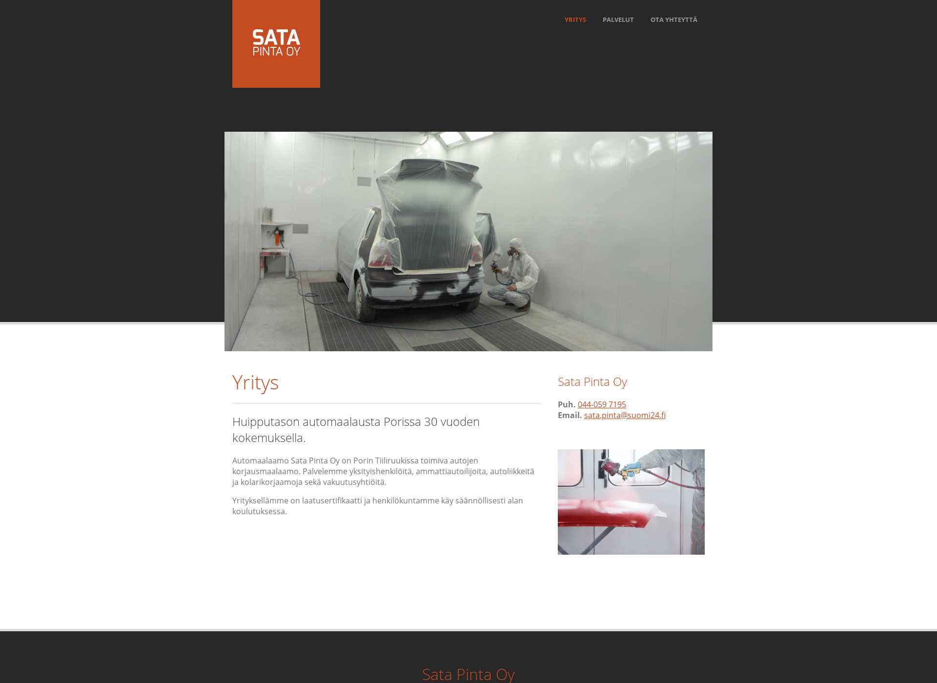 Screenshot for satapinta.fi