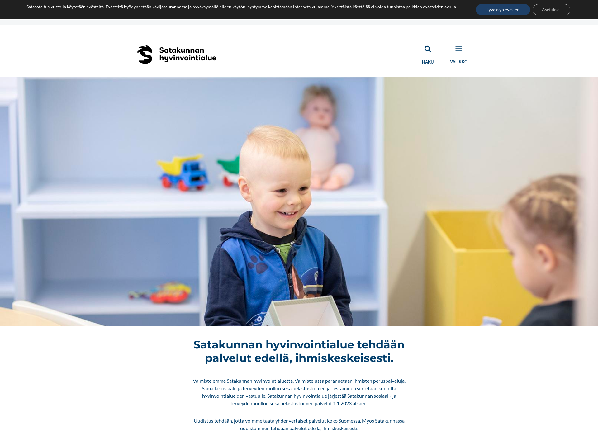 Näyttökuva satasote.fi