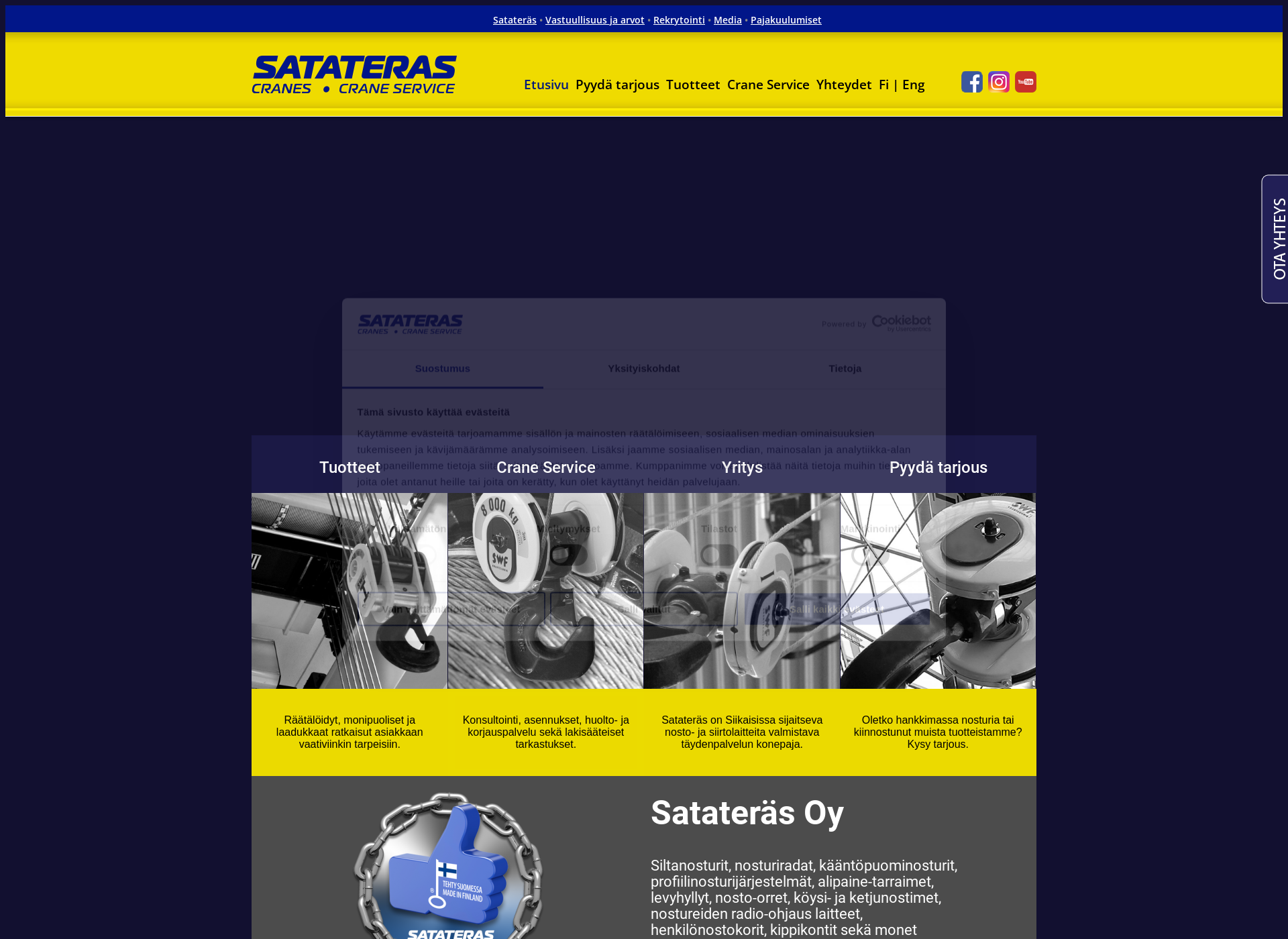 Screenshot for satateras.fi