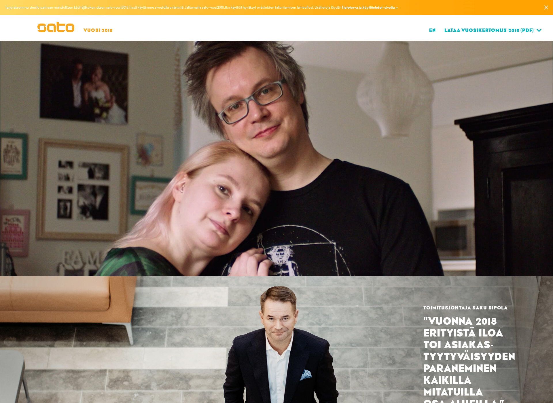 Screenshot for sato-vuosi2018.fi