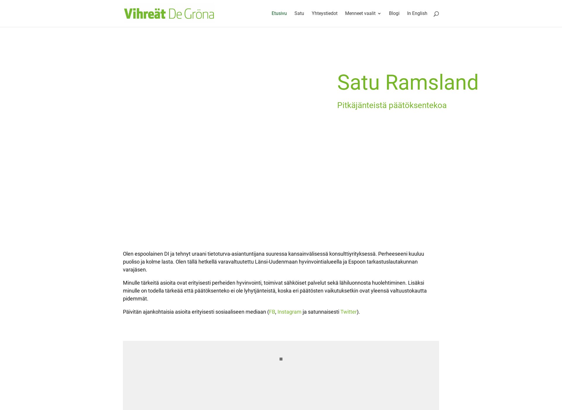 Screenshot for saturamsland.fi