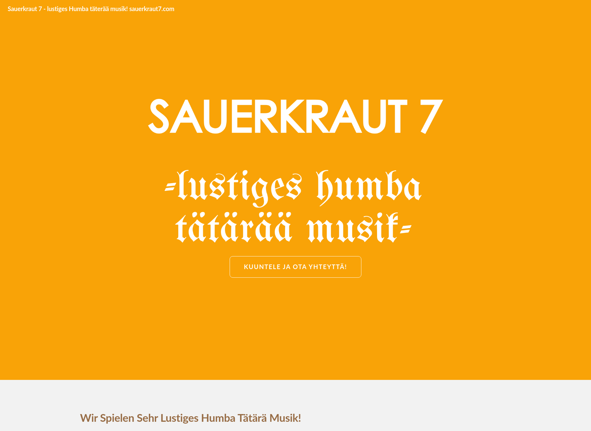Näyttökuva sauerkraut7.com