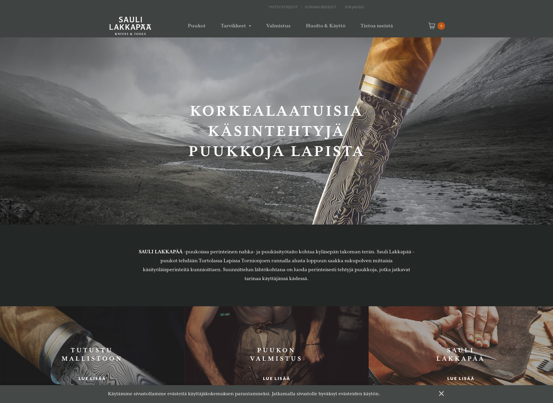 Screenshot for saulilakkapaa.fi