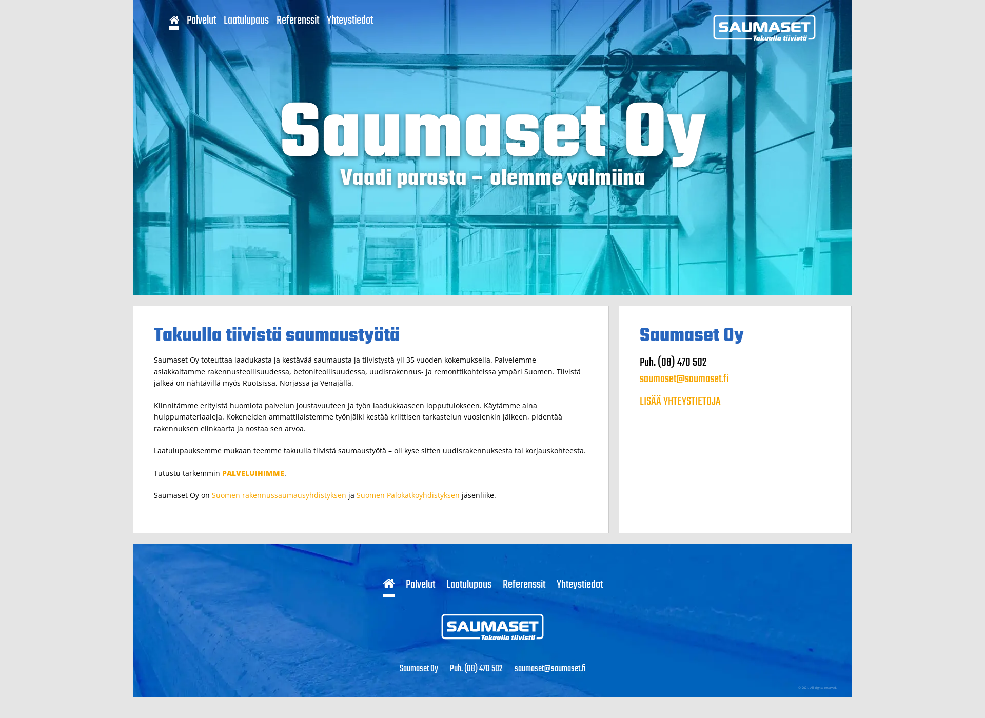 Screenshot for saumaset.fi