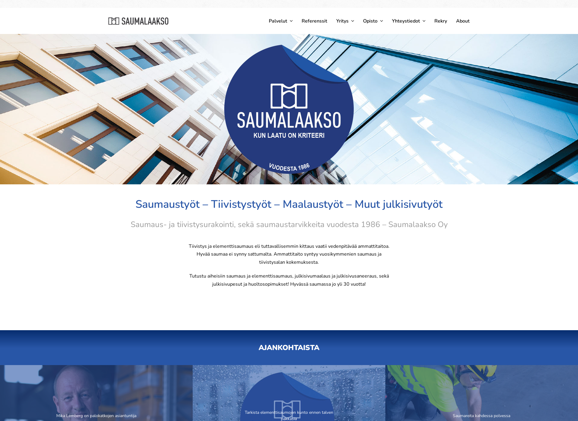 Screenshot for saumaus.fi