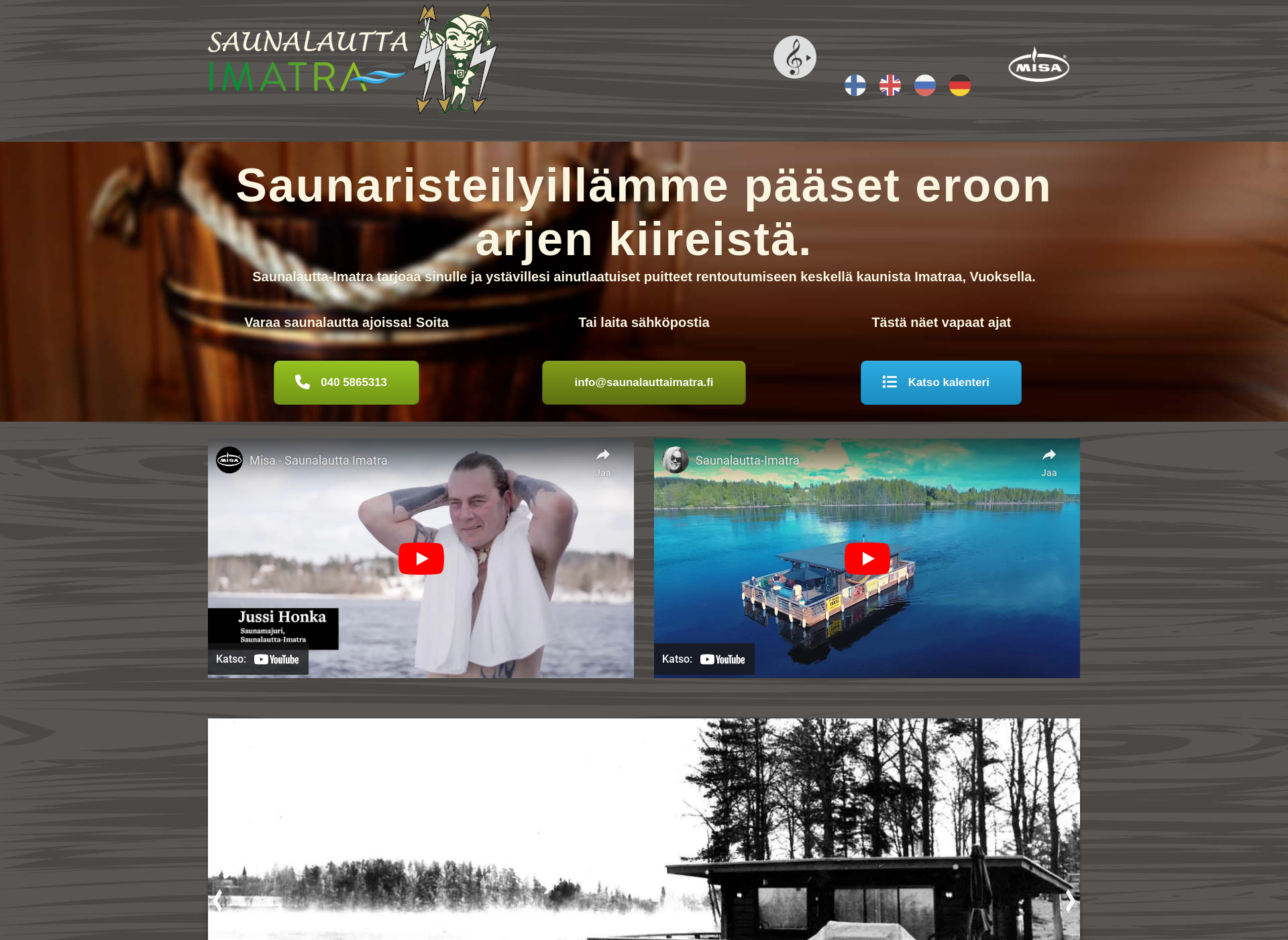 Screenshot for saunalauttaimatra.fi