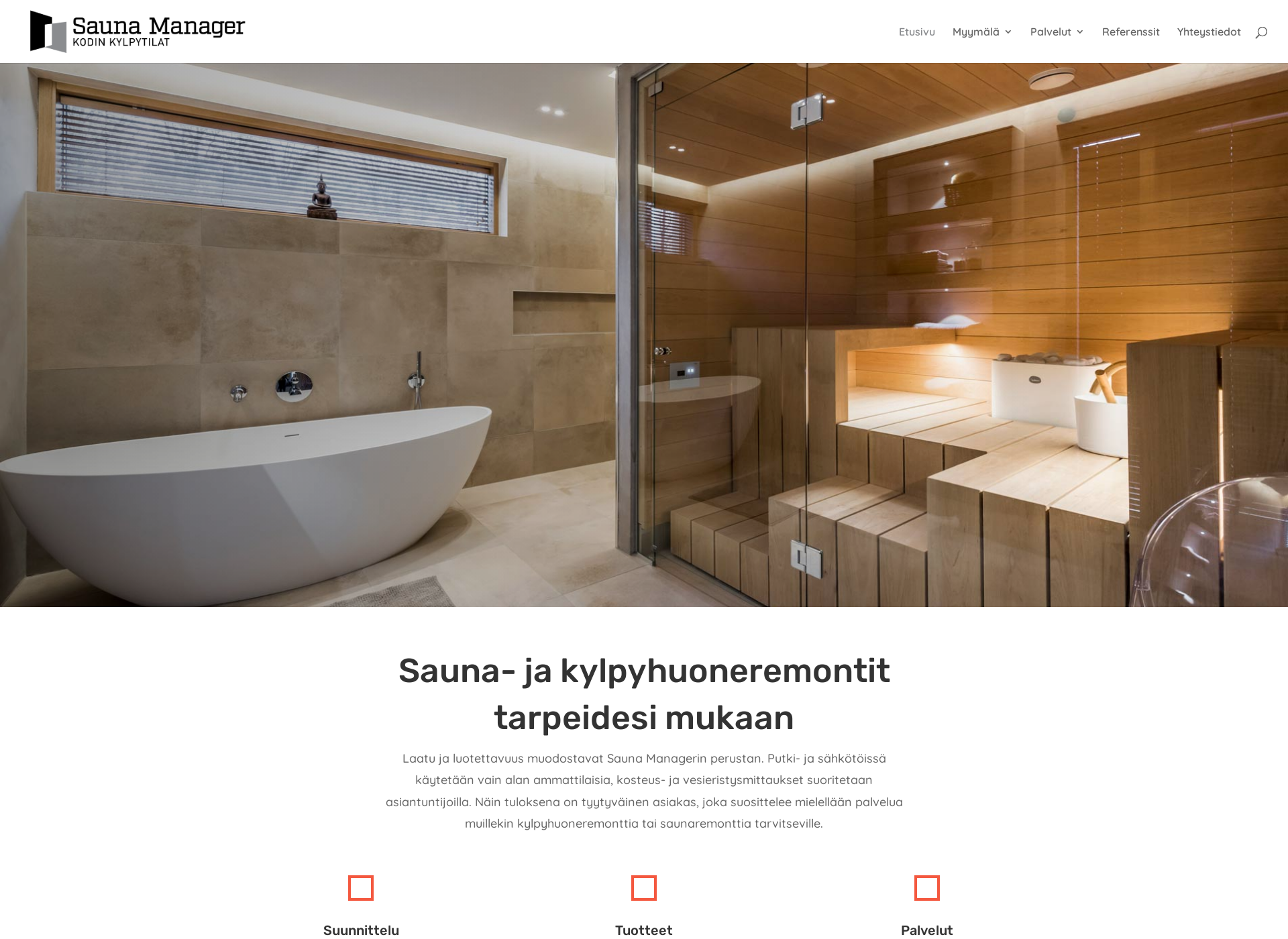 Screenshot for saunamanager.fi