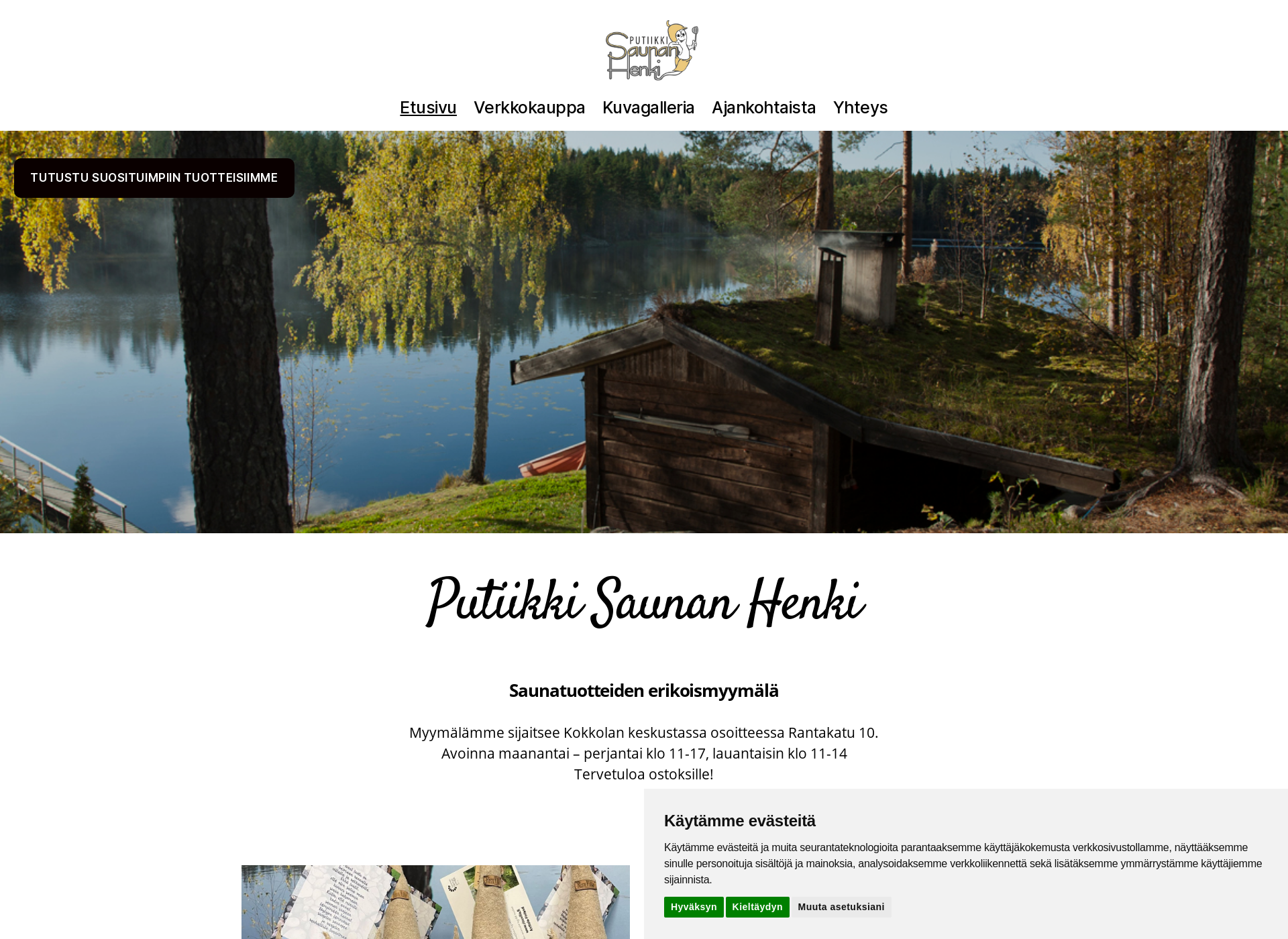 Screenshot for saunanhenki.fi