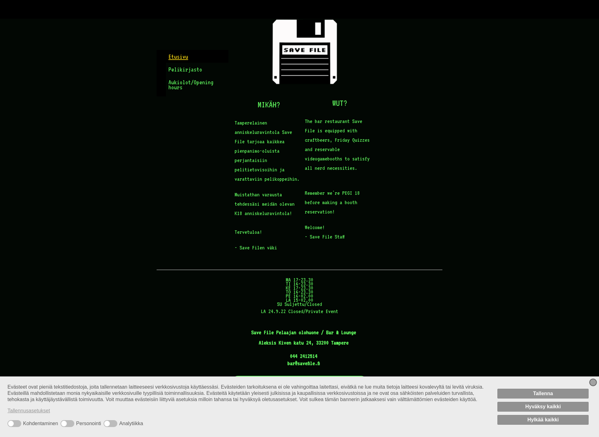Screenshot for savefile.fi