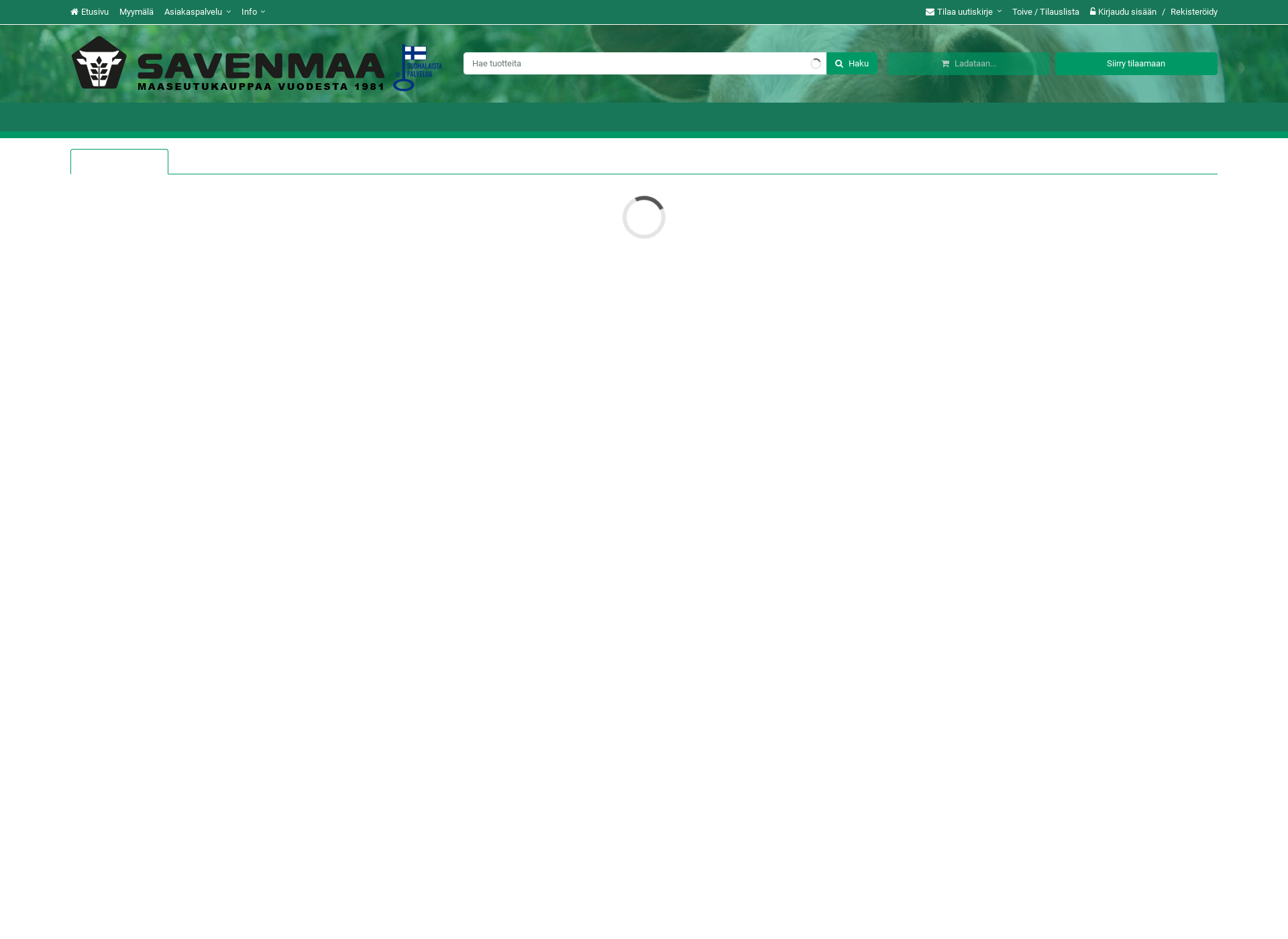 Screenshot for savenmaa.fi