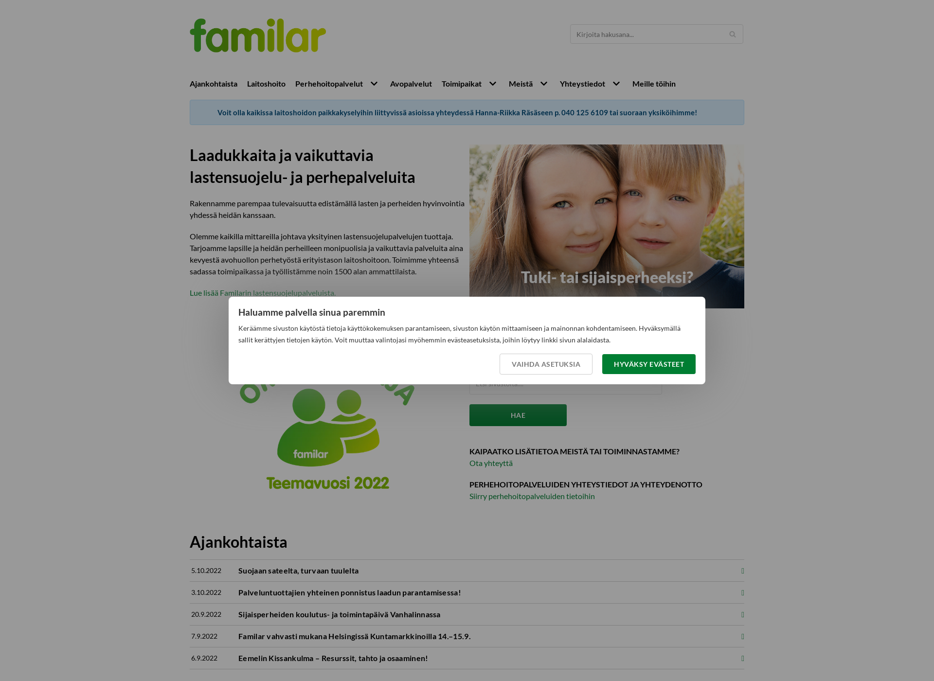 Screenshot for savistonkoti.fi