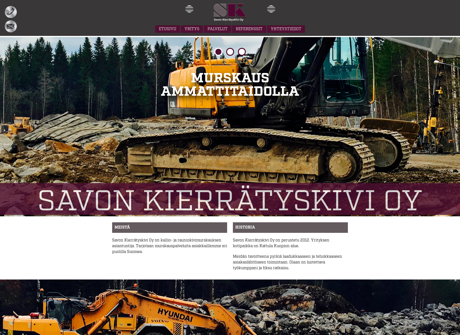 Screenshot for savon-kierratyskivi.fi