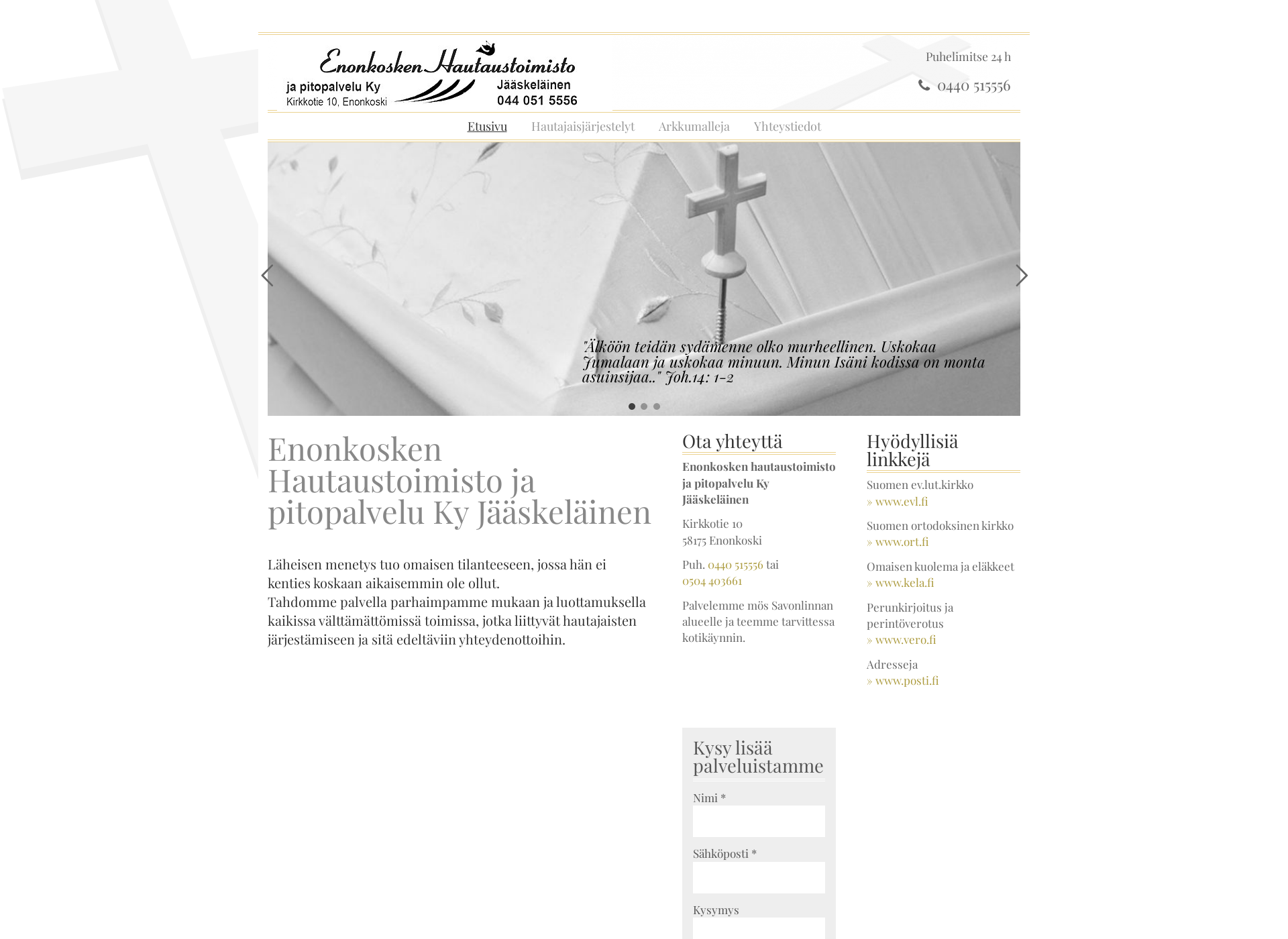 Screenshot for savonlinnanhautaustoimisto.fi