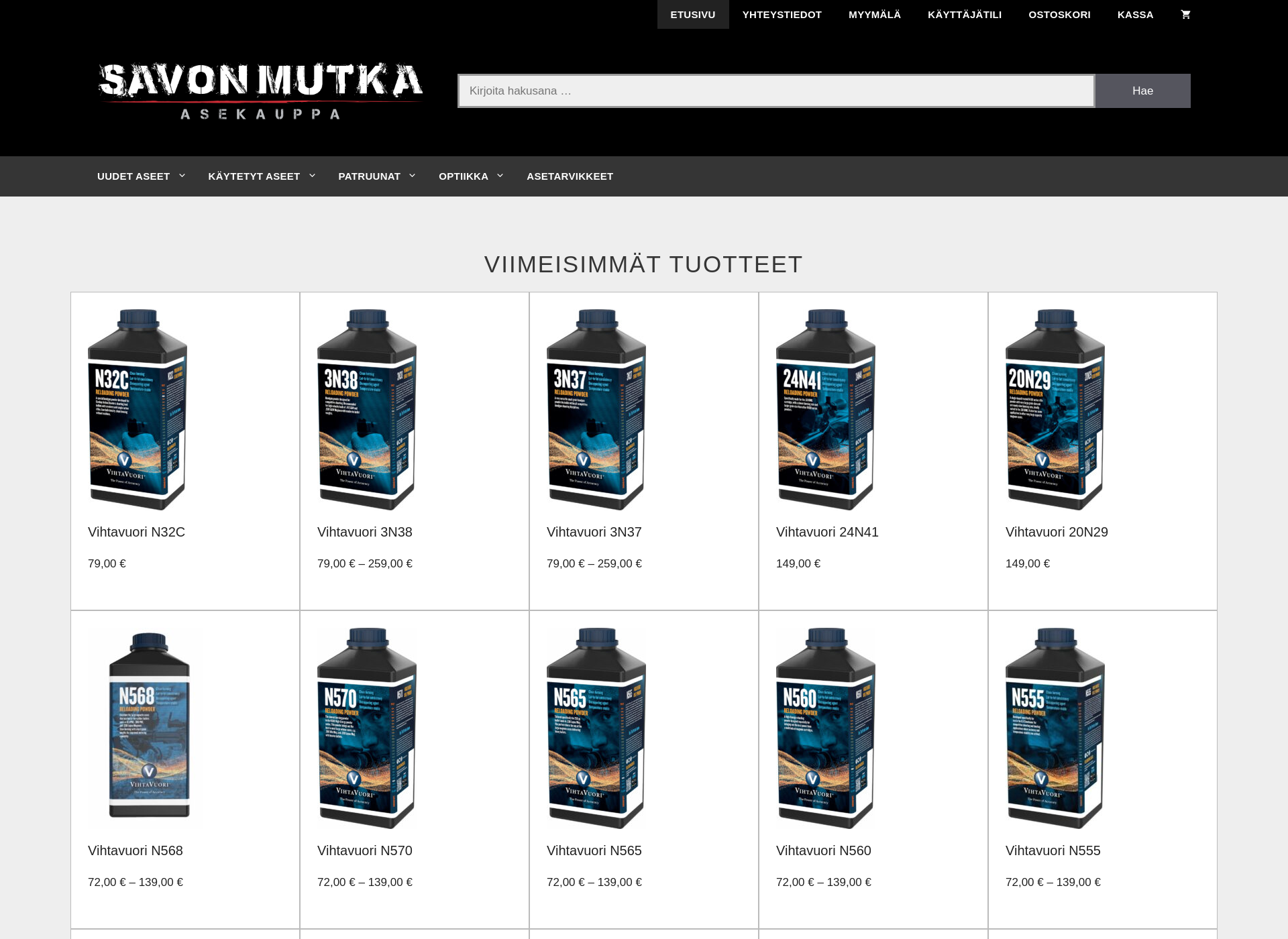 Screenshot for savonmutka.fi