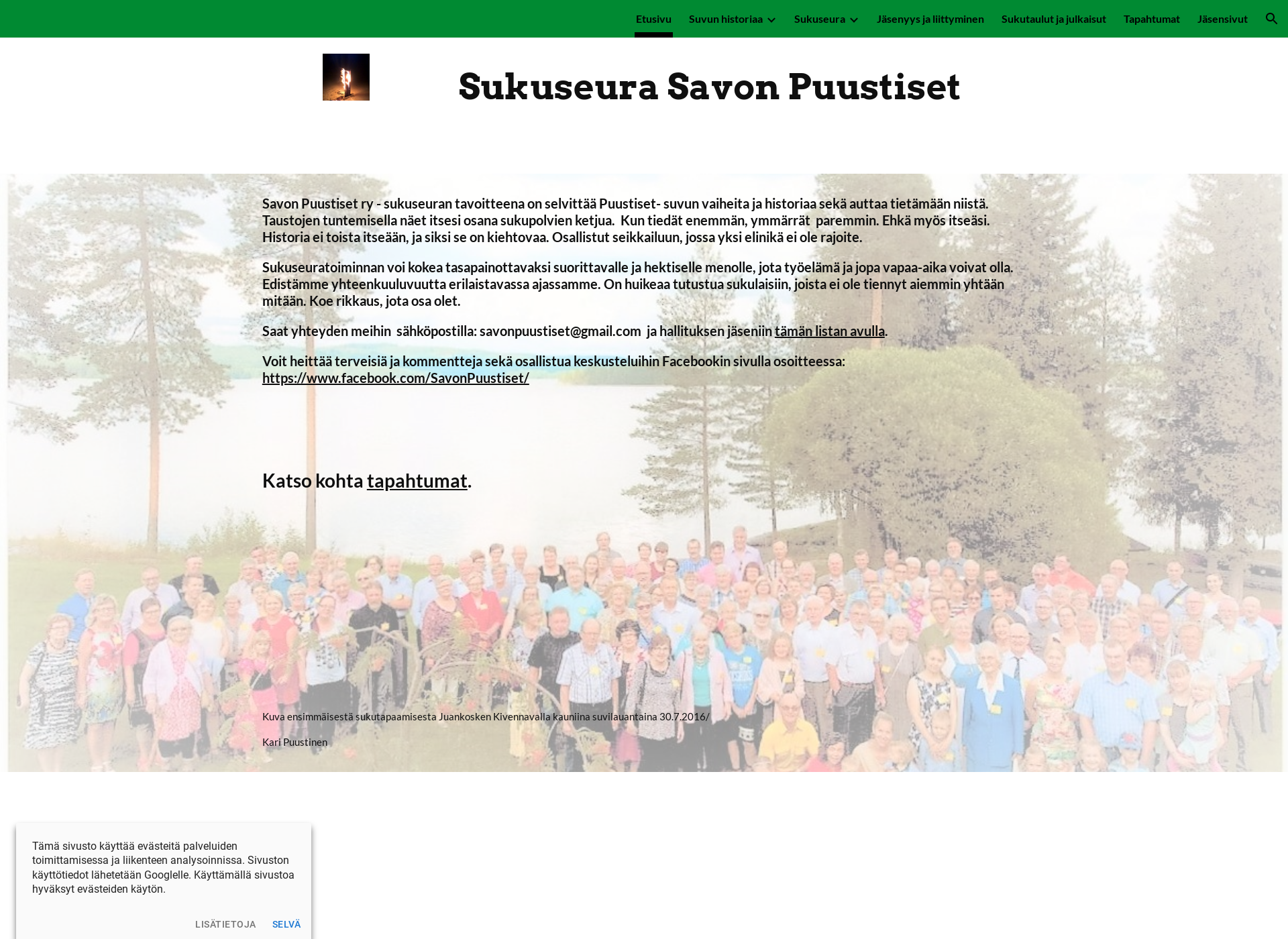 Screenshot for savonpuustiset.fi