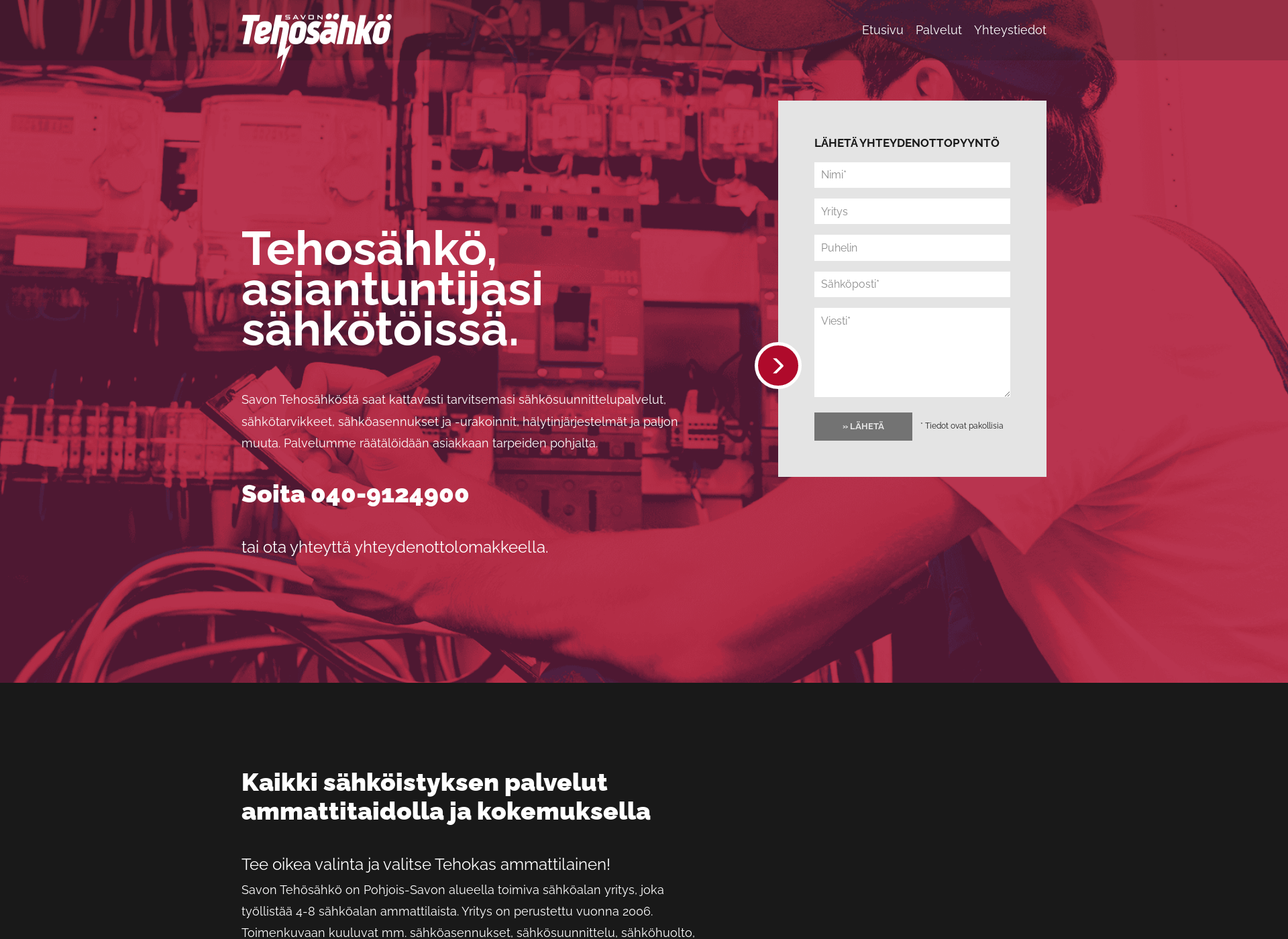 Screenshot for savontehosahko.fi