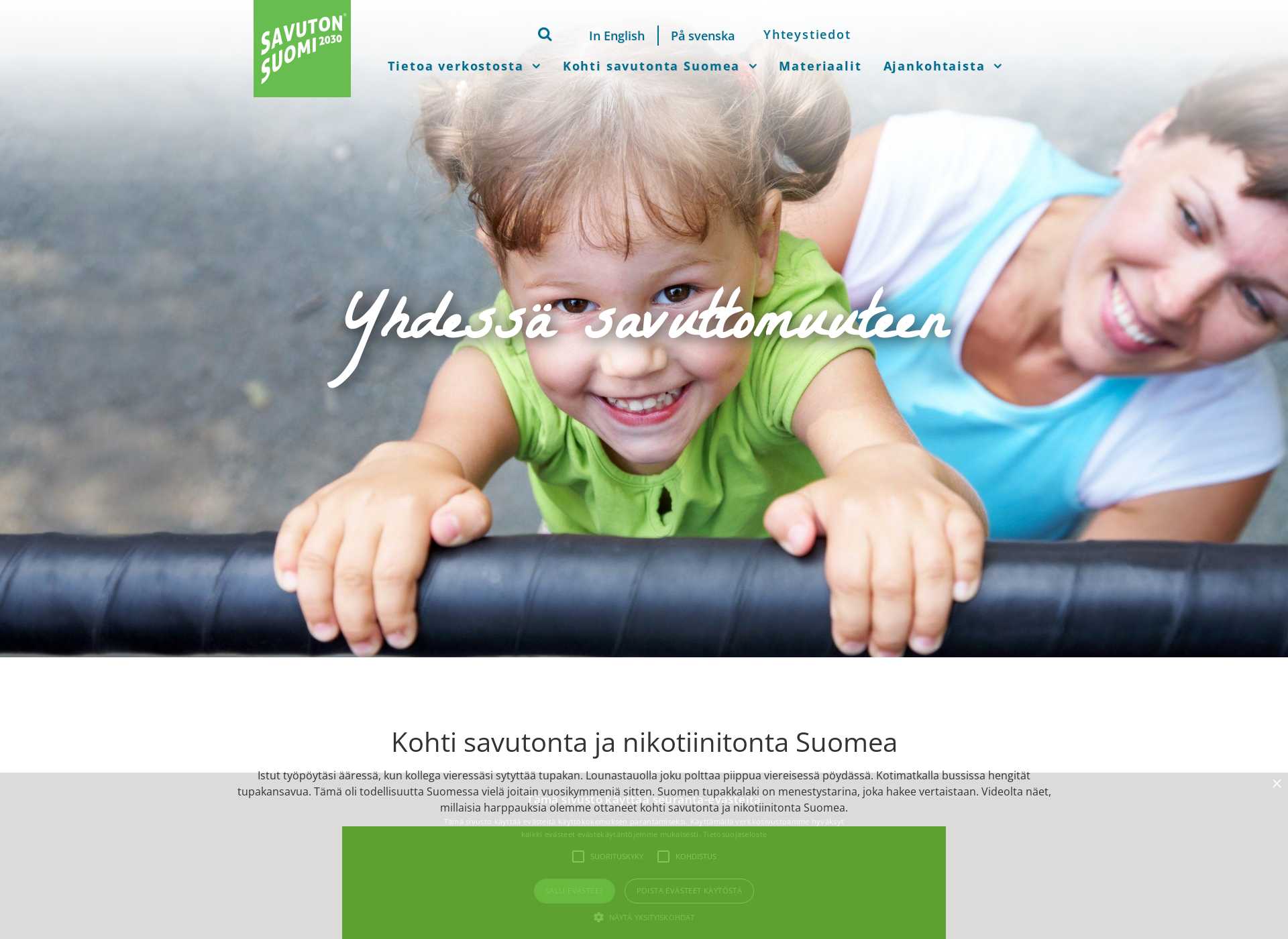 Screenshot for savutonsuomi.fi