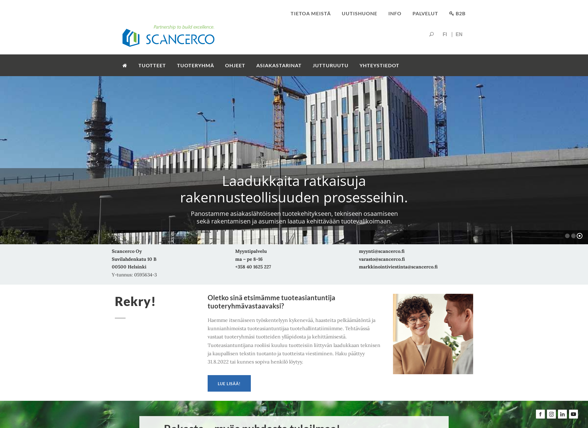 Screenshot for scancerco.fi