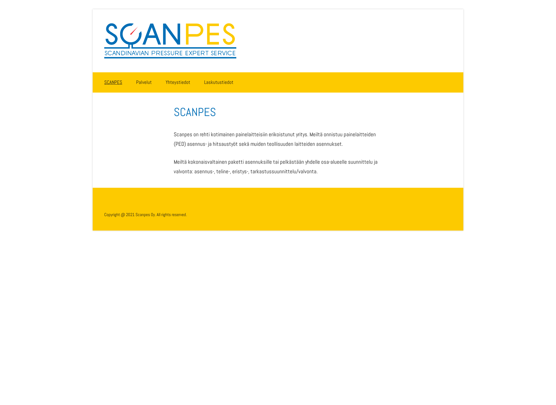 Screenshot for scanpes.fi
