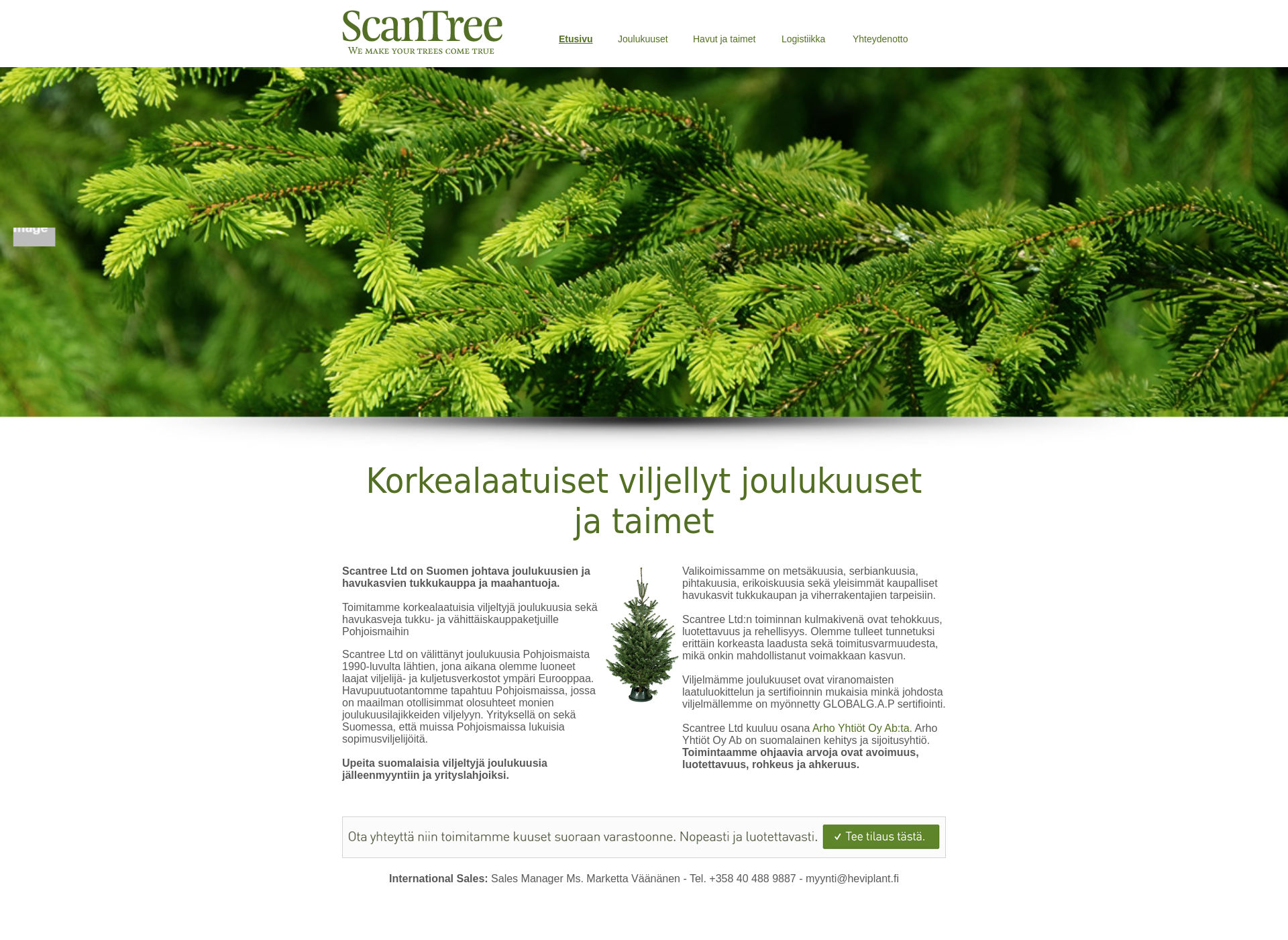 Screenshot for scantree.fi