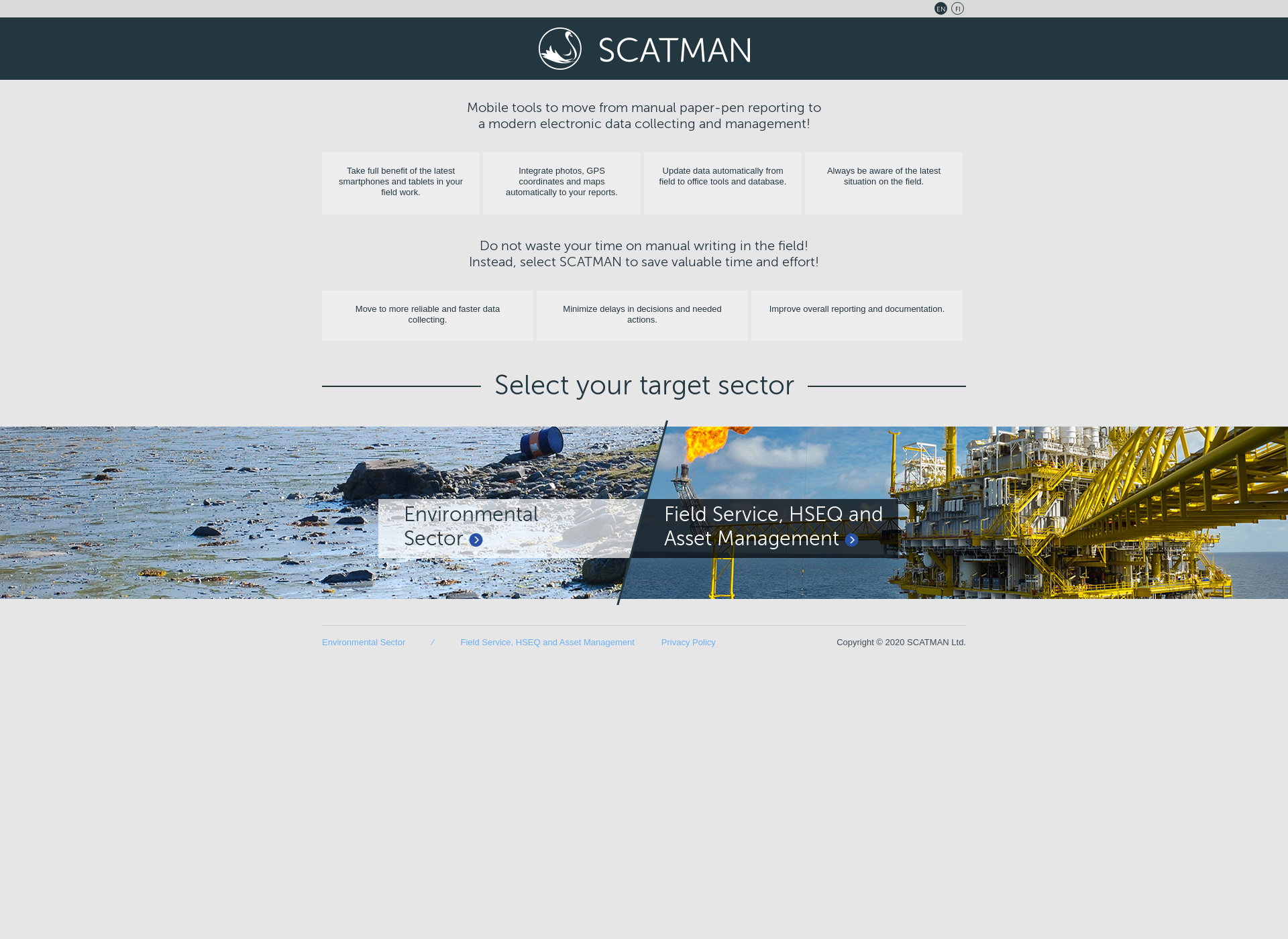 Screenshot for scatman.fi