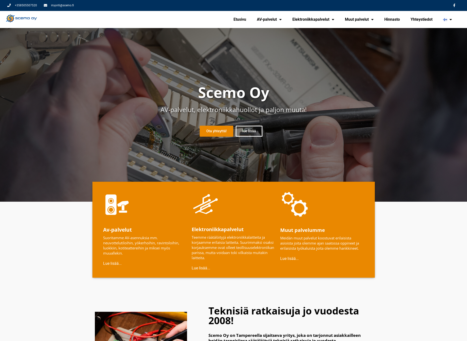 Screenshot for scemo.fi