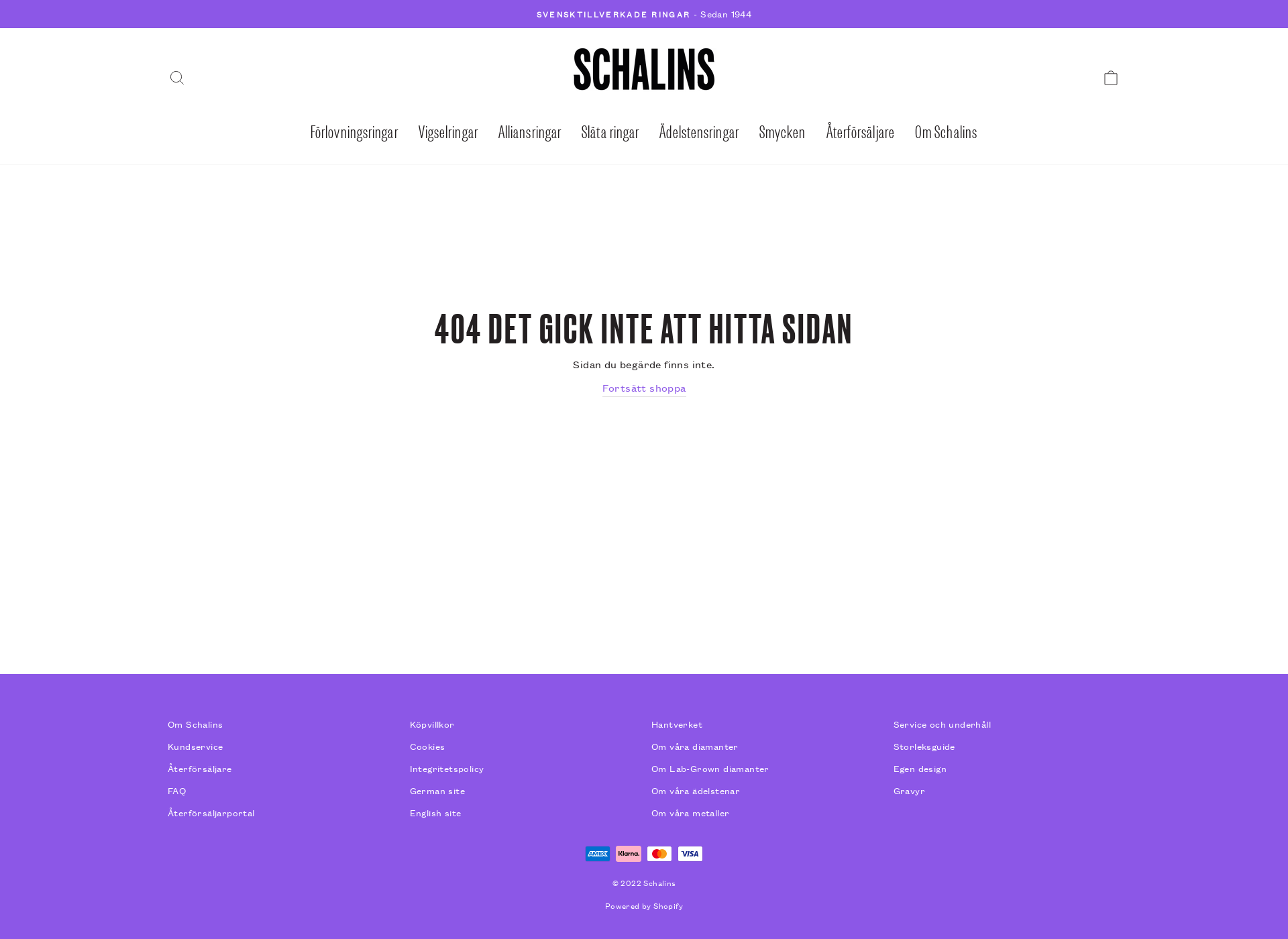 Screenshot for schalins.fi
