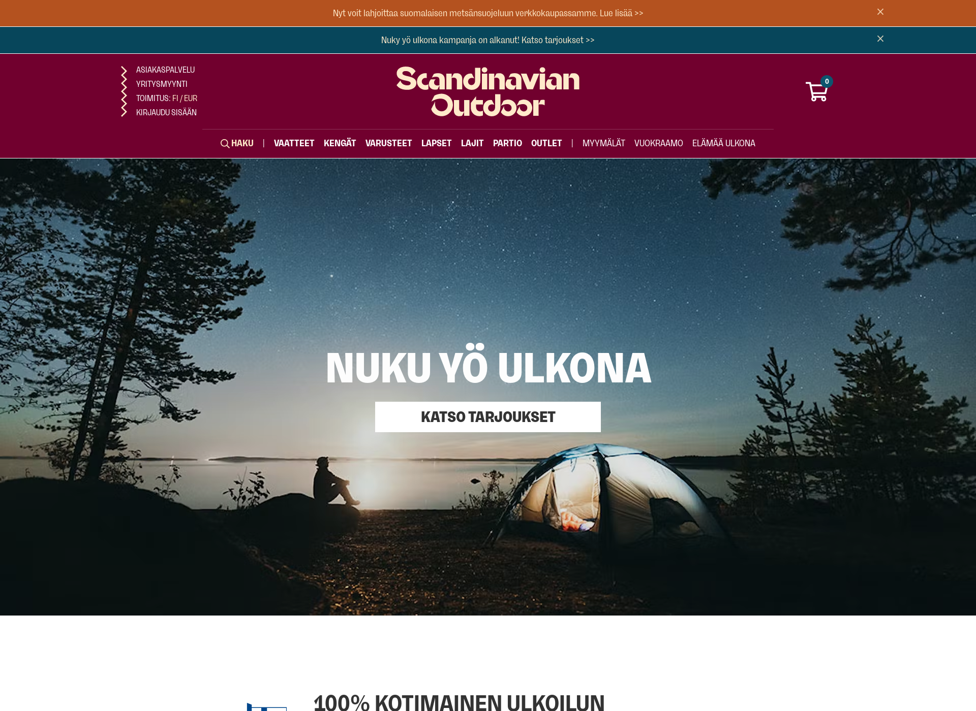 Screenshot for scoutshop.fi