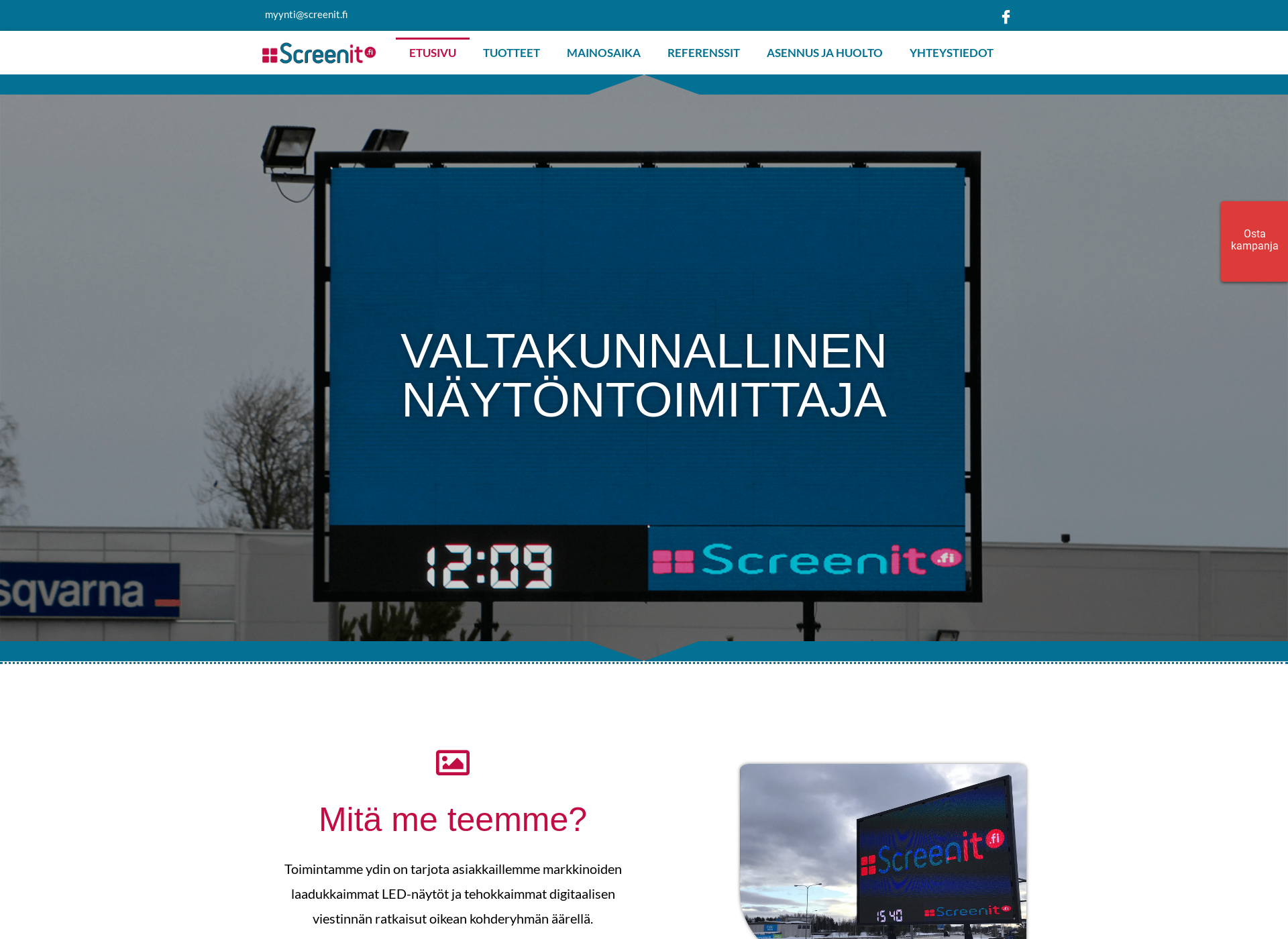 Screenshot for screenit.fi