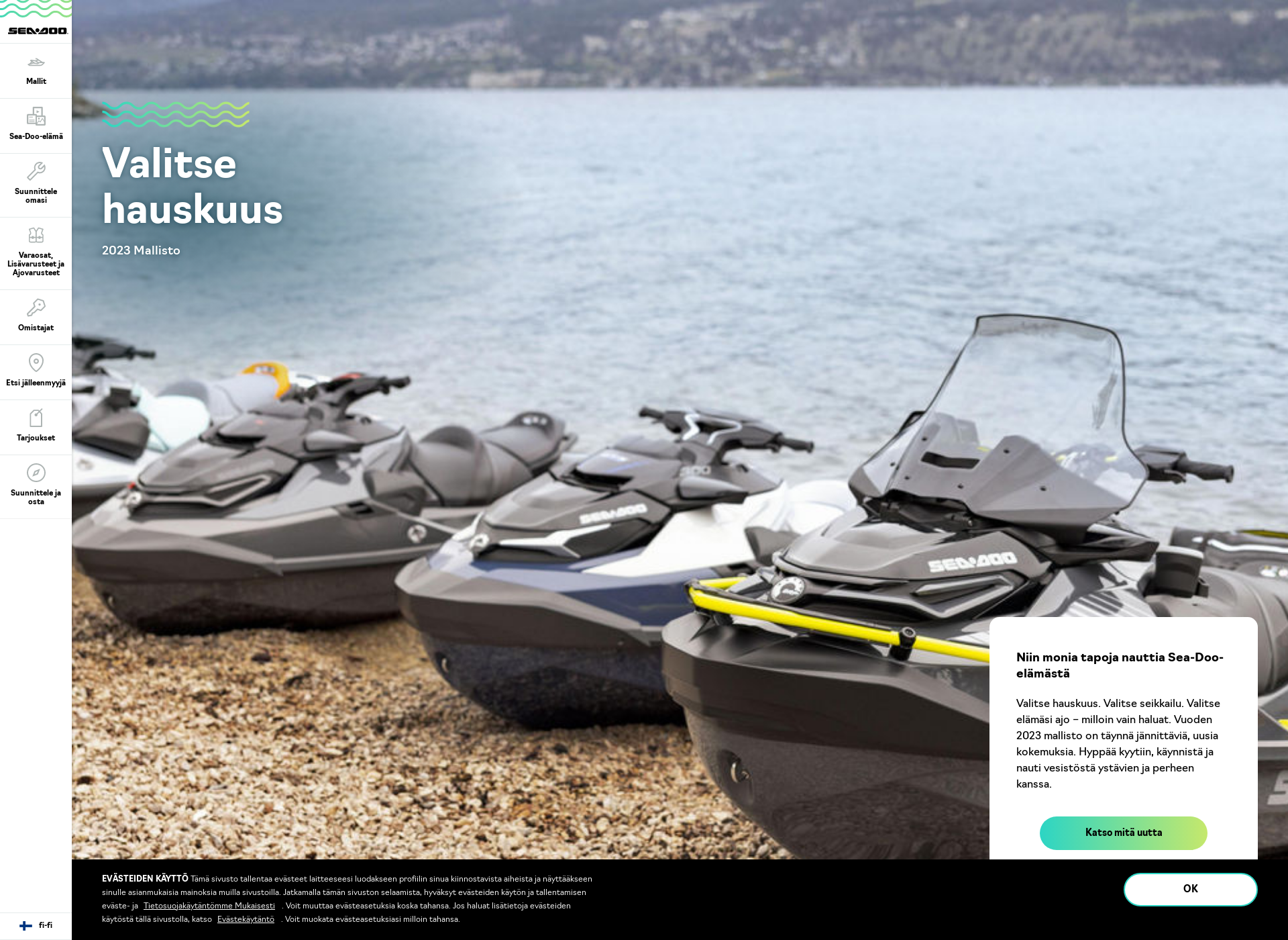 Screenshot for sea-doo.fi