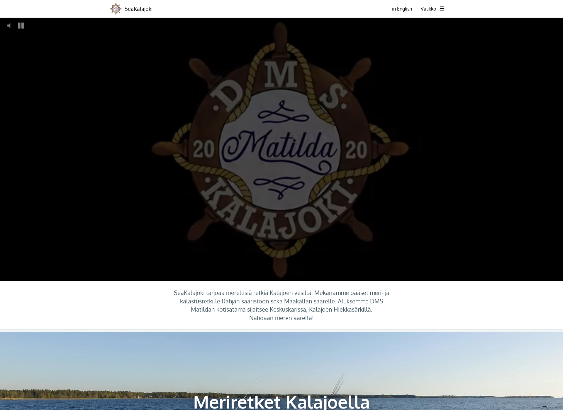 Skärmdump för seakalajoki.fi