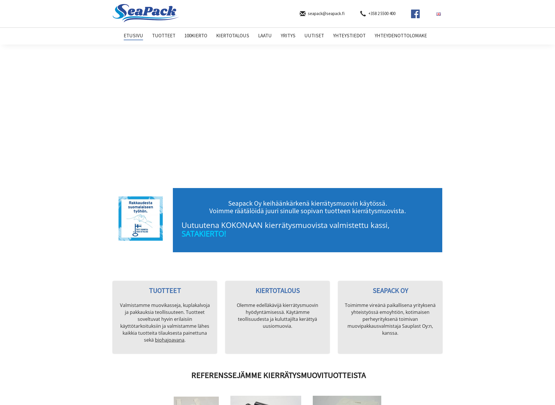 Screenshot for seapack.fi