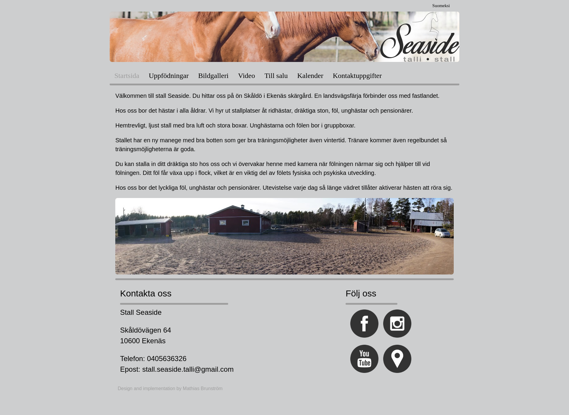 Screenshot for seasidehorses.fi