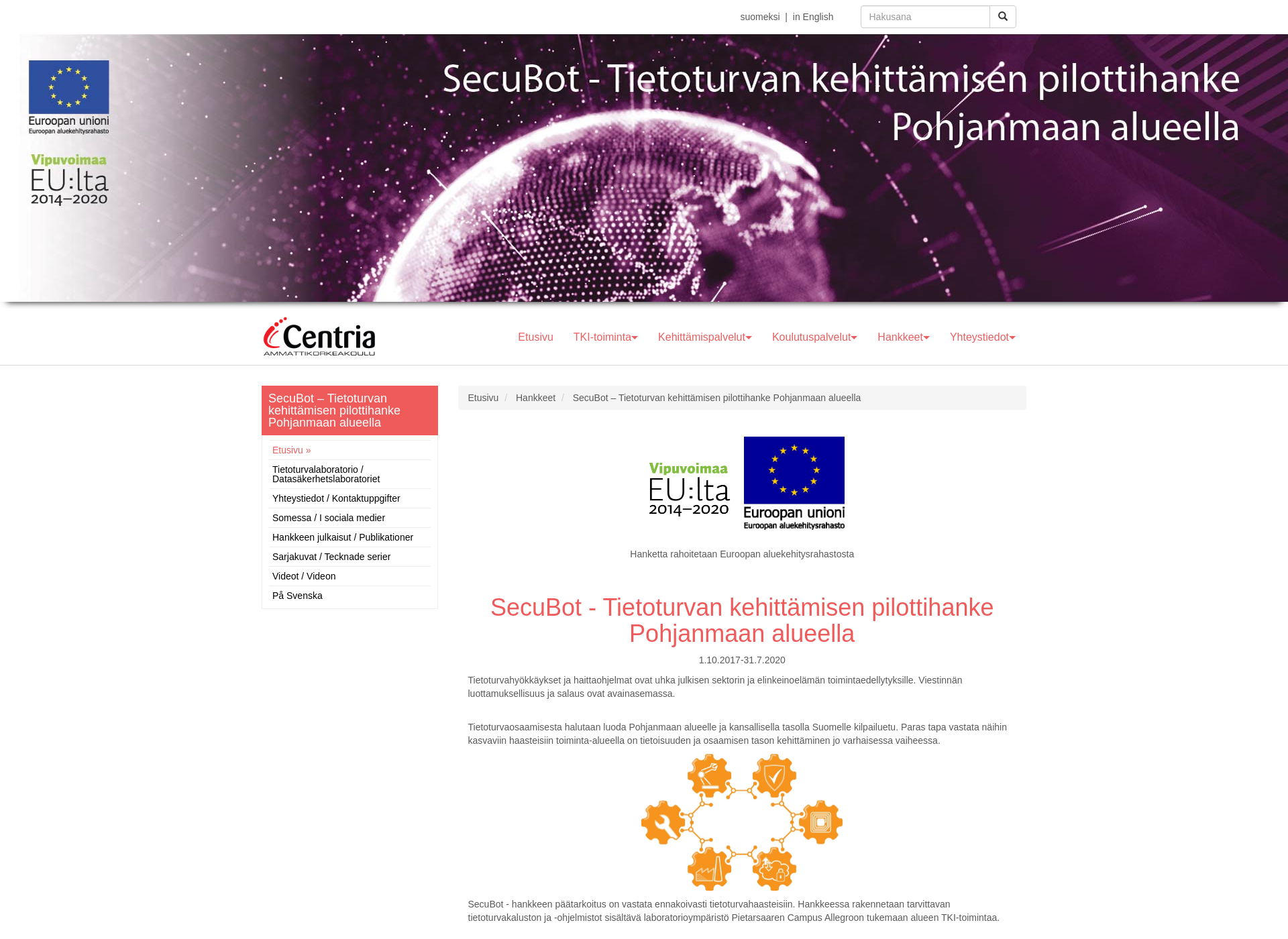 Screenshot for secubot.fi