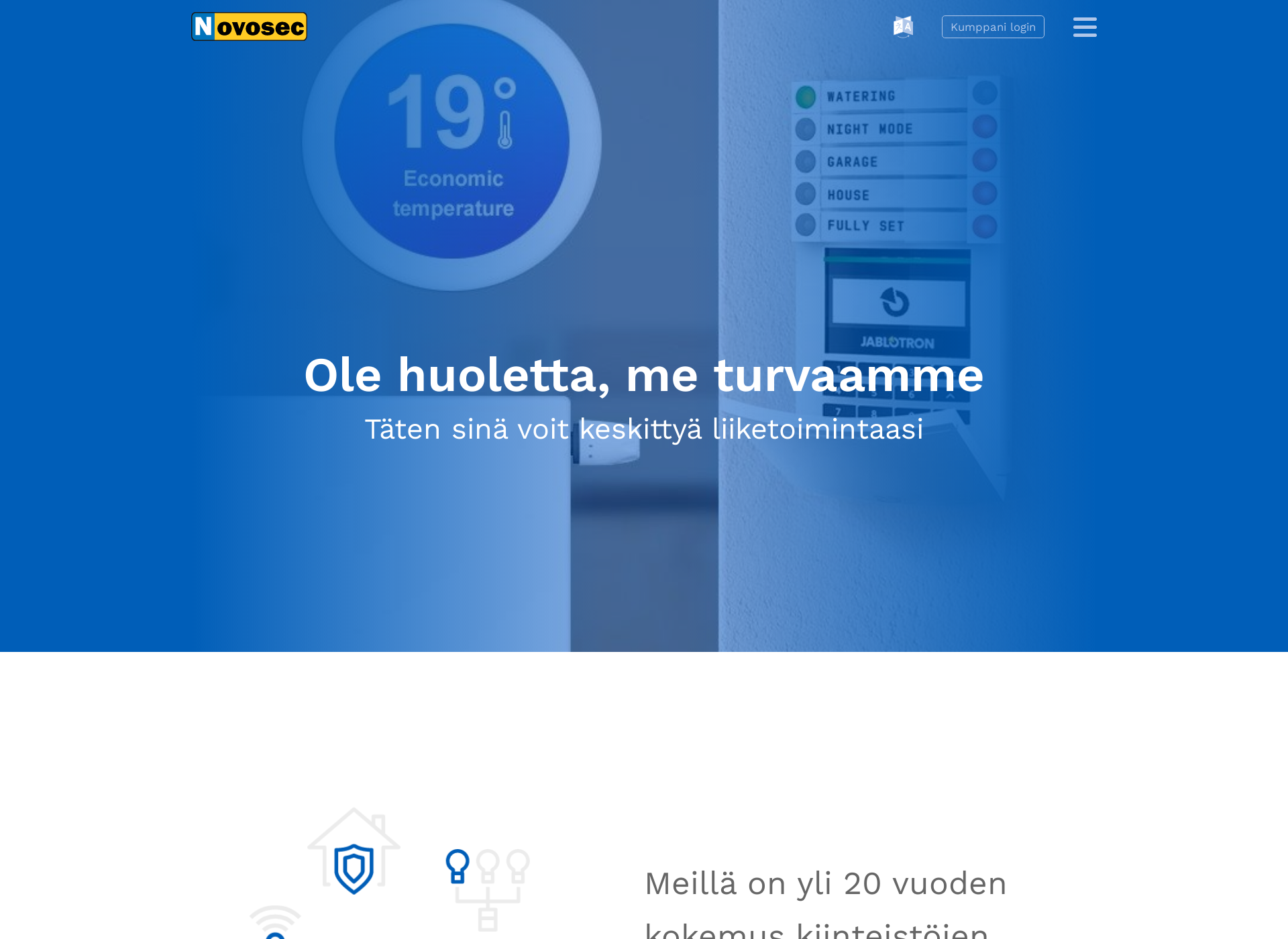 Skärmdump för securityshop.fi