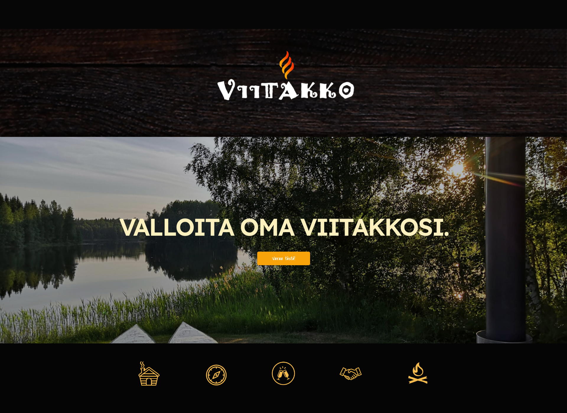 Skärmdump för seikkailukeskus.fi