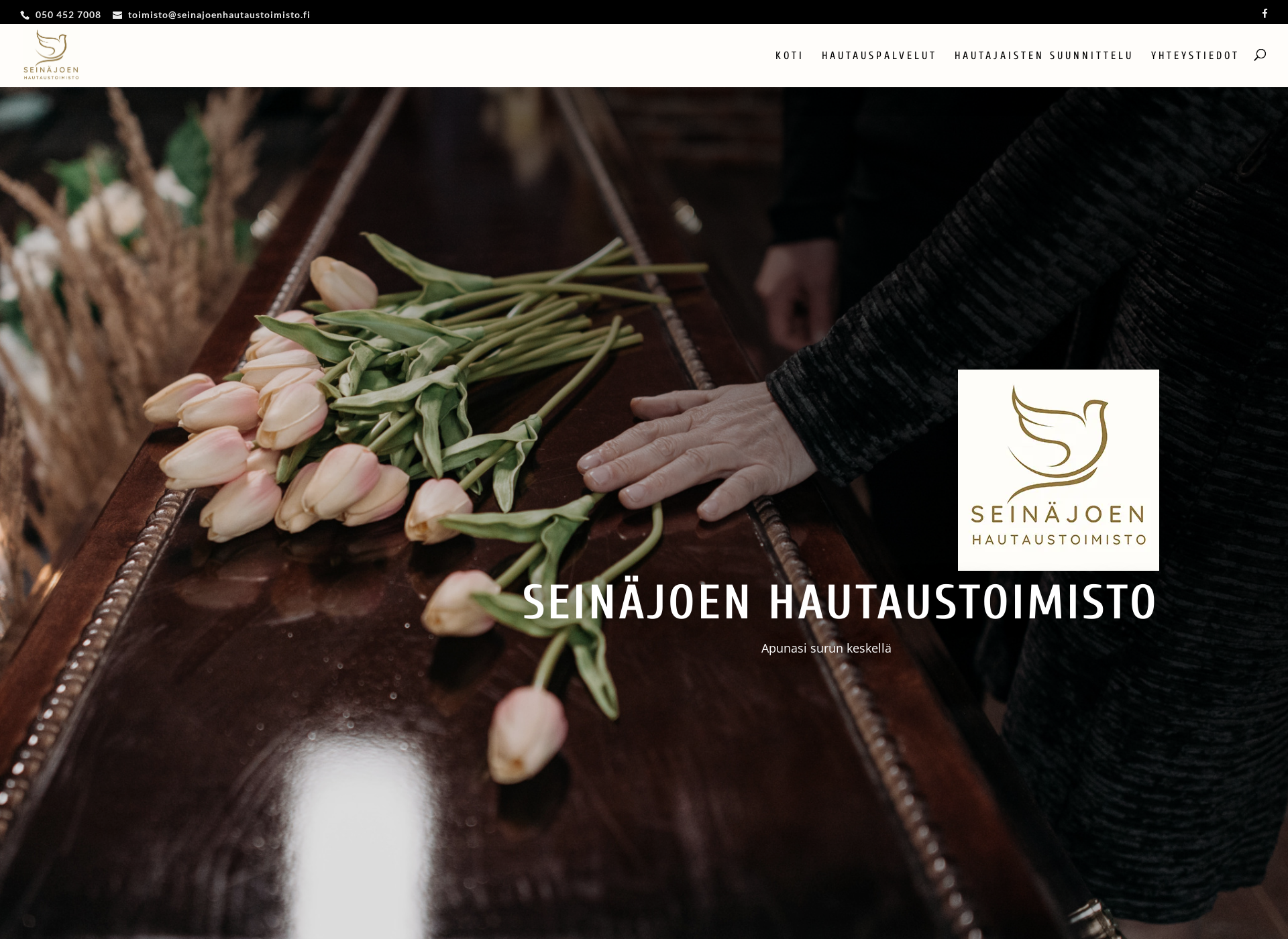 Skärmdump för seinajoenhautaustoimisto.fi