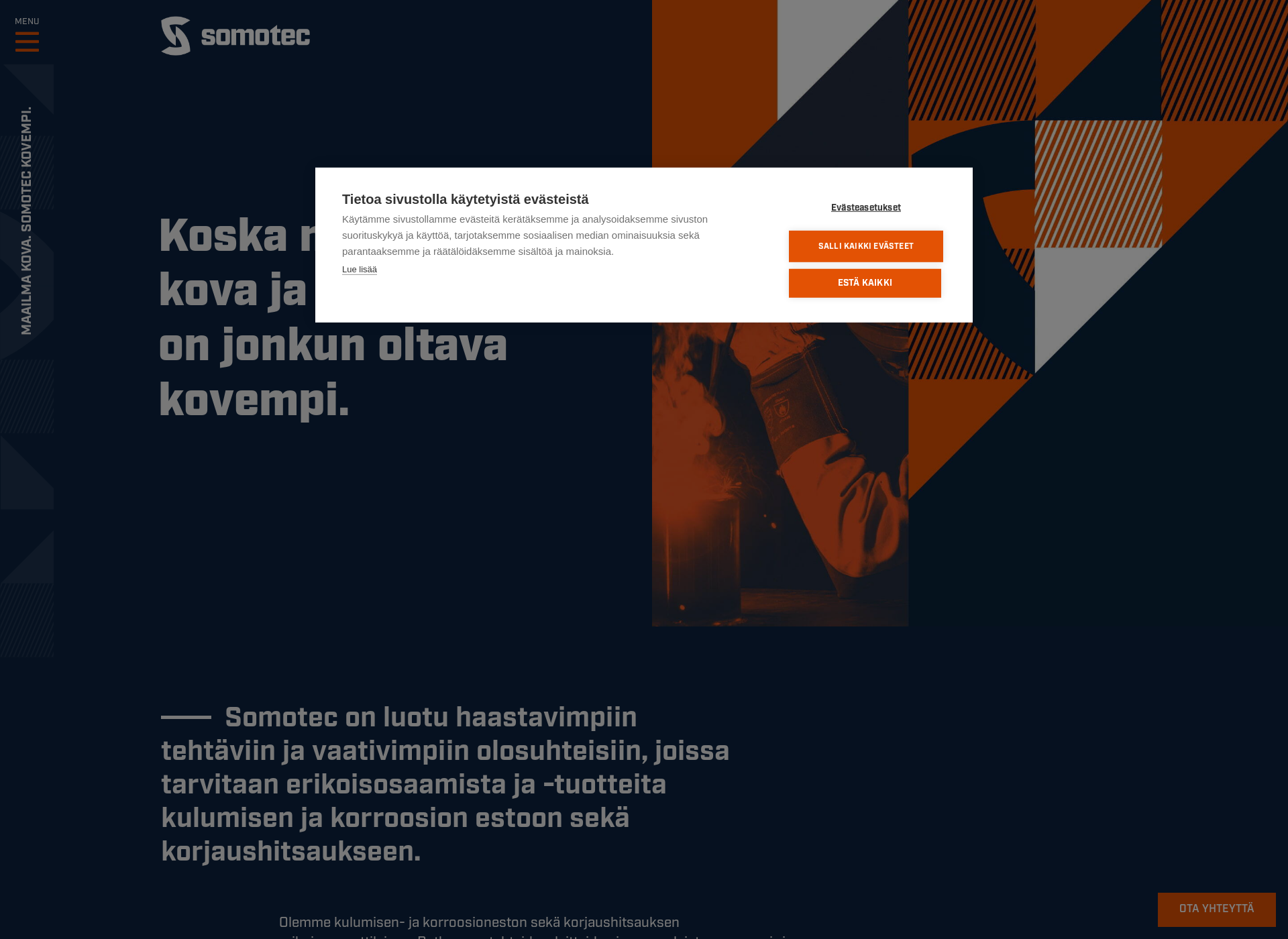 Skärmdump för selectarc.fi