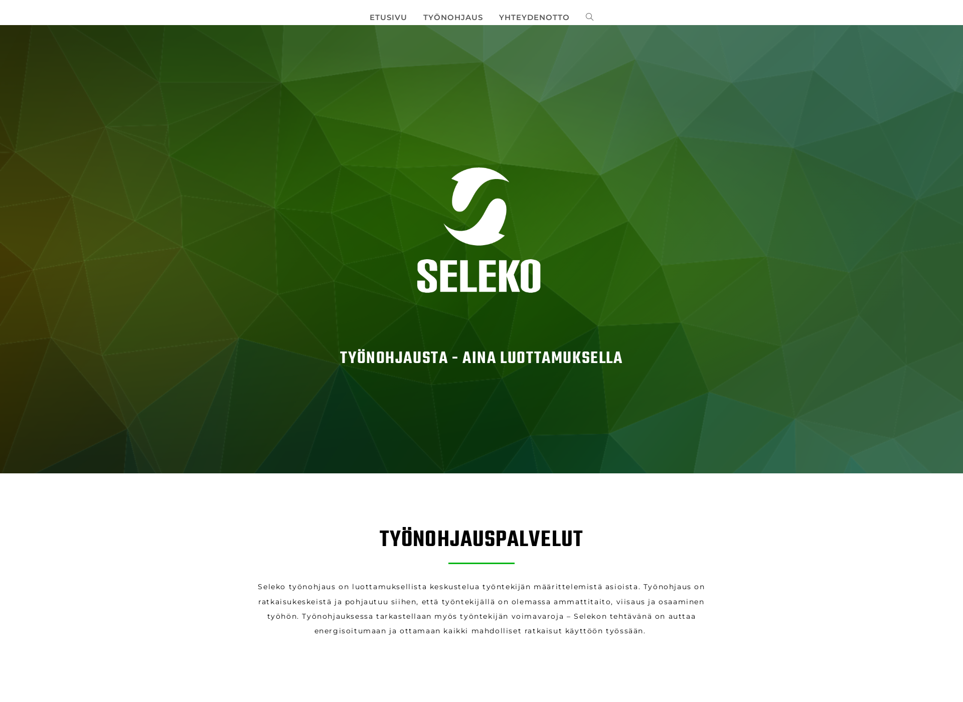 Skärmdump för seleko.fi