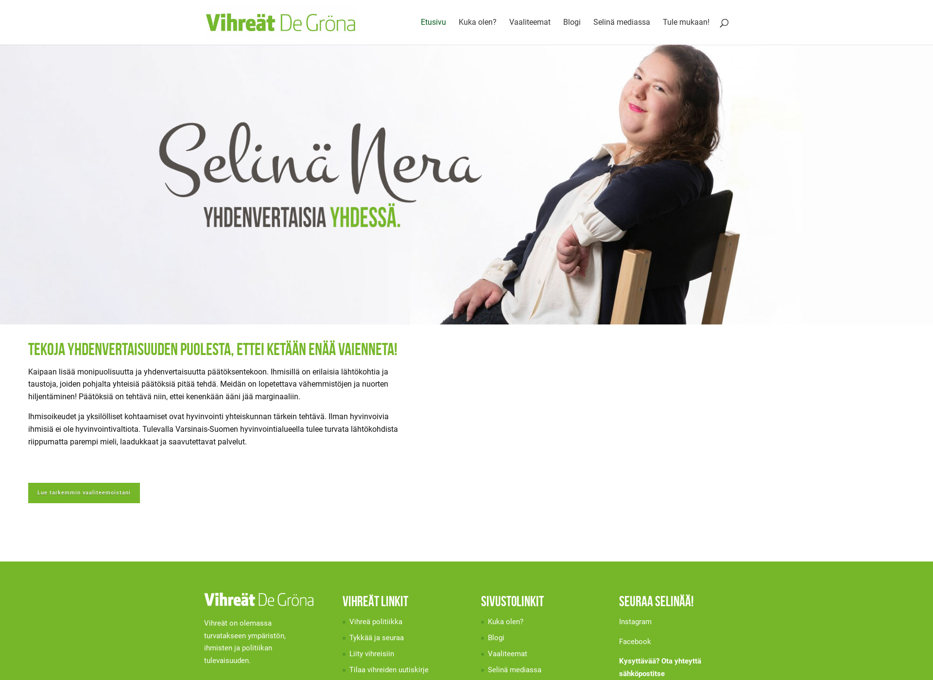 Screenshot for selinanera.fi