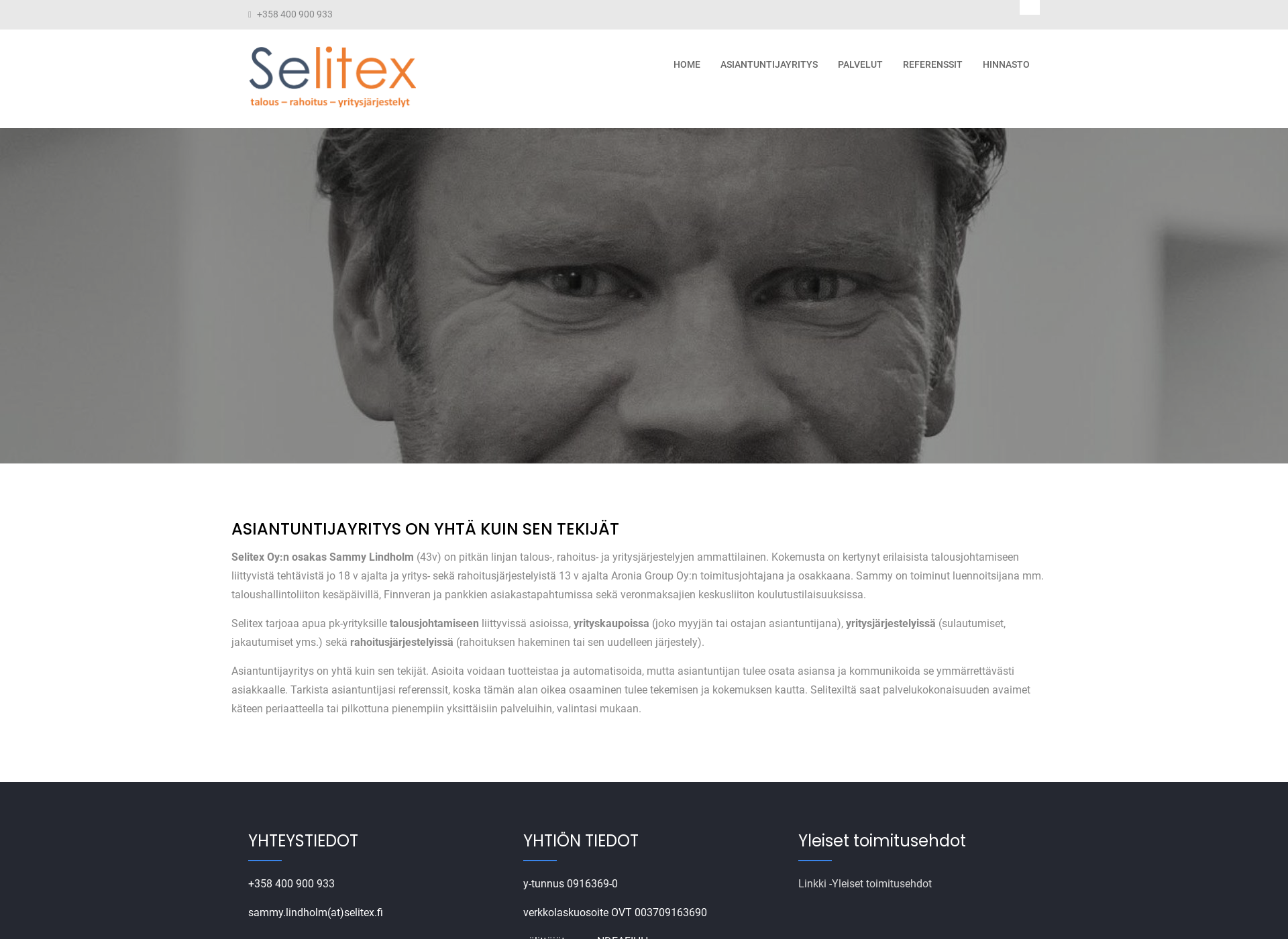 Screenshot for selitex.fi
