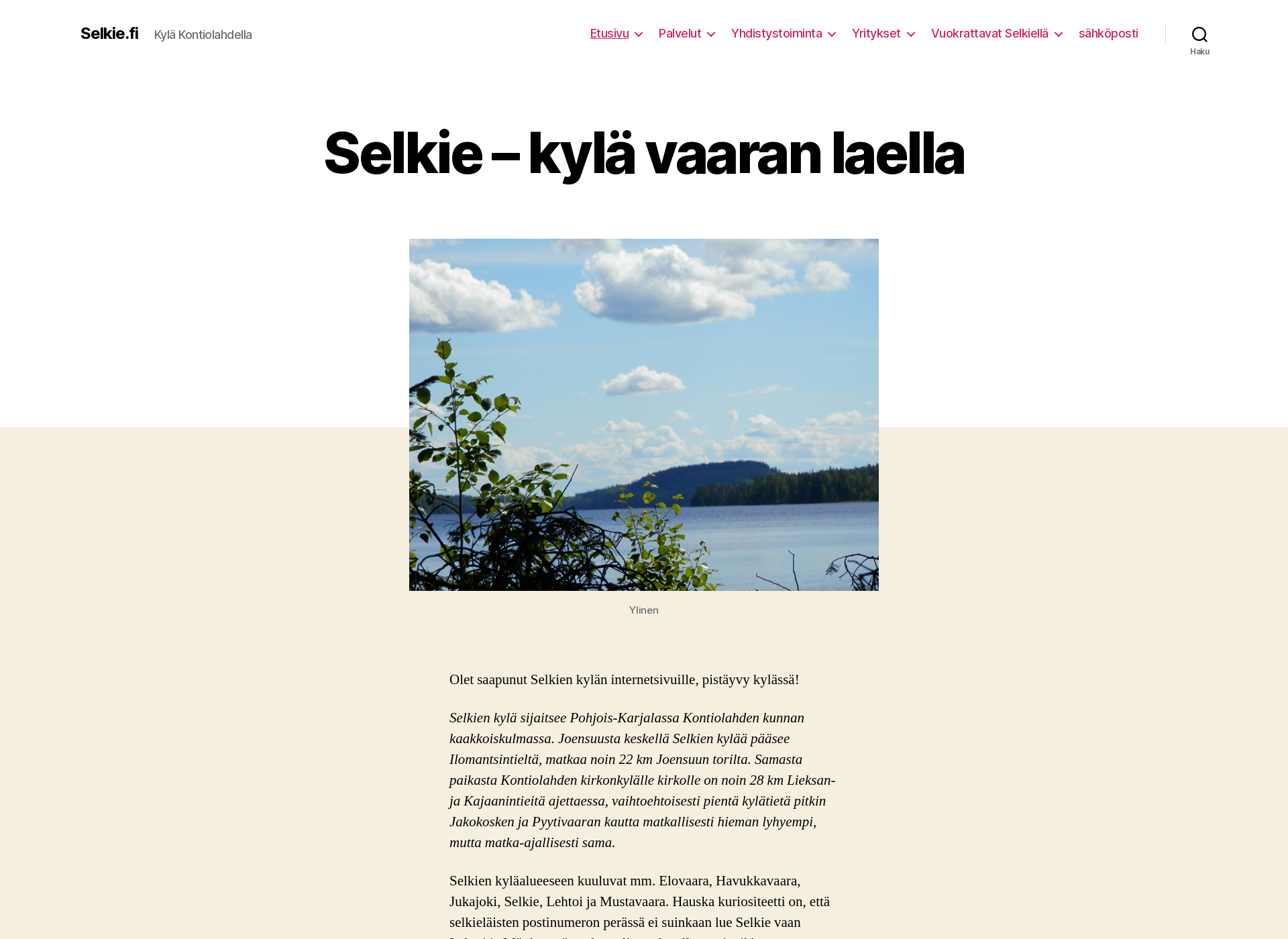 Näyttökuva selkie.fi