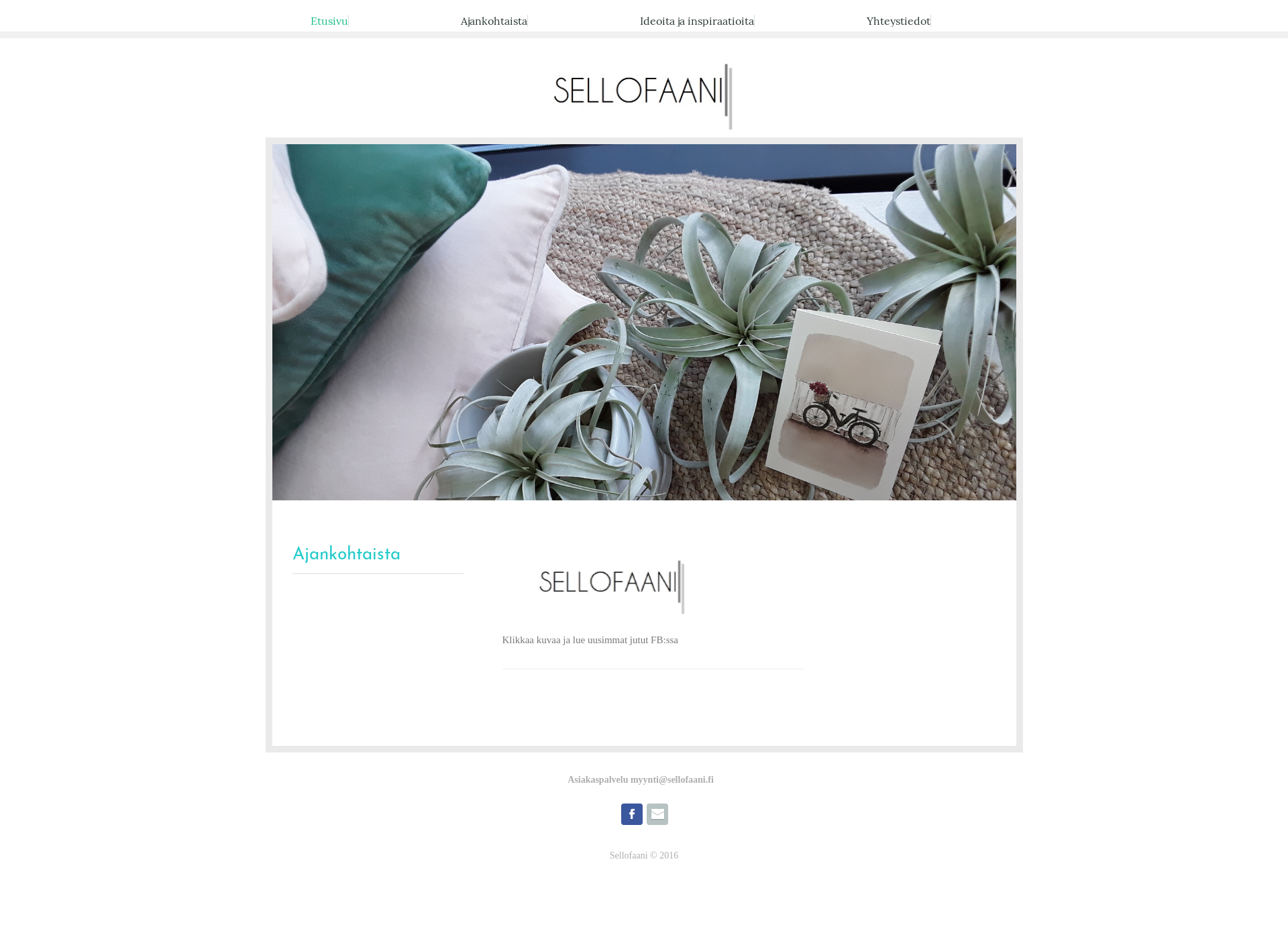 Screenshot for sellofaani.fi