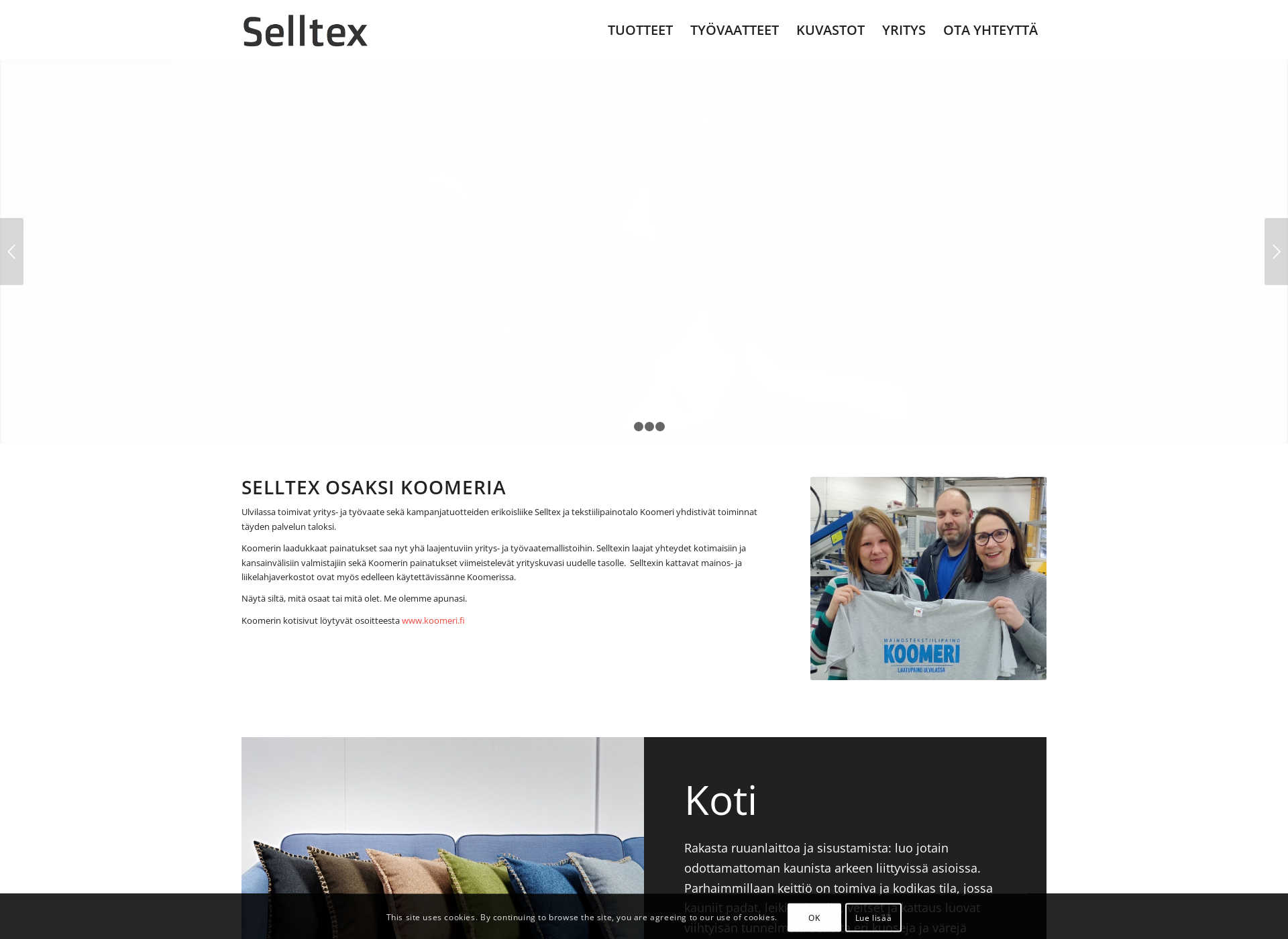 Screenshot for selltex.fi