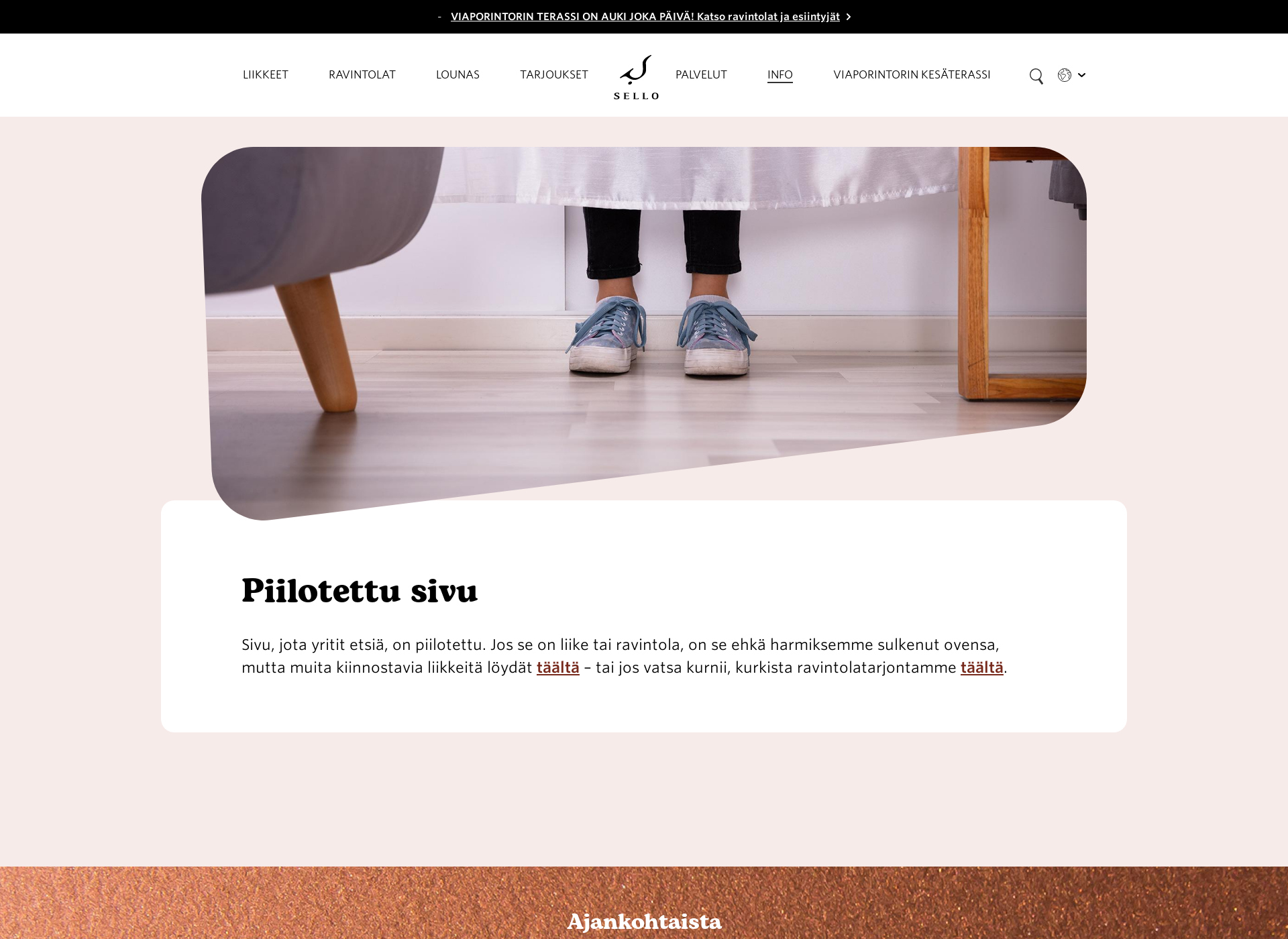 Skärmdump för sembalot.fi