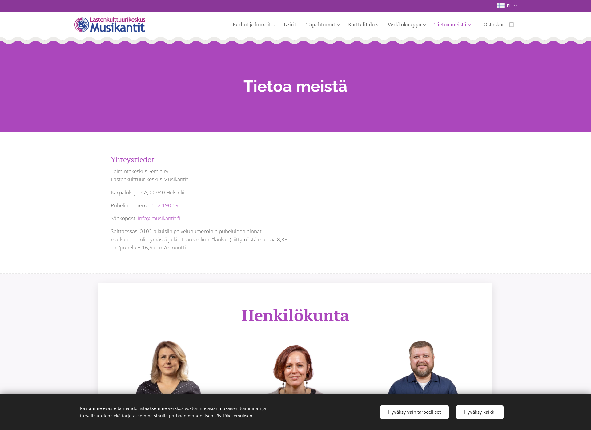 Skärmdump för semja.fi