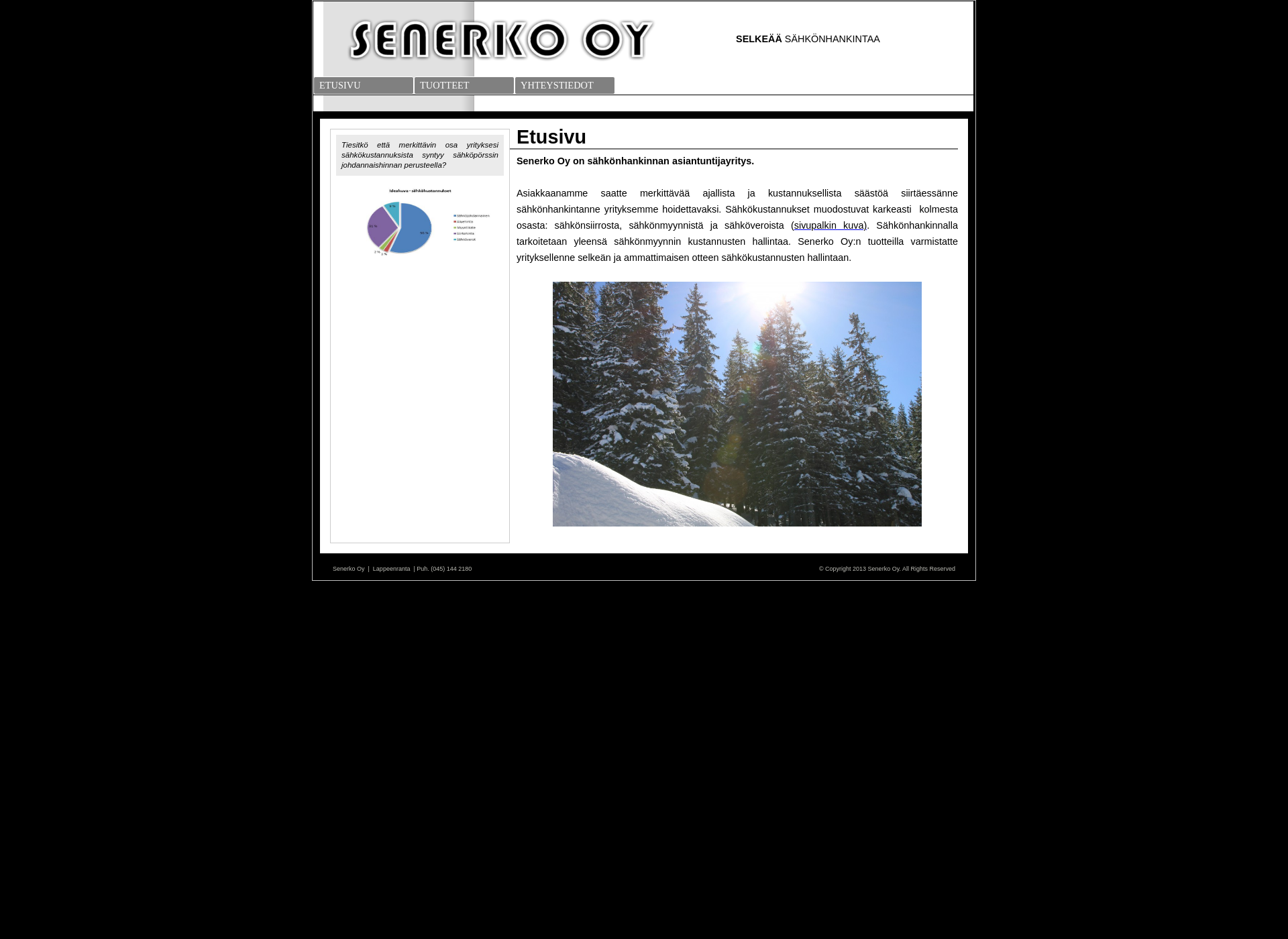 Screenshot for senerko.fi