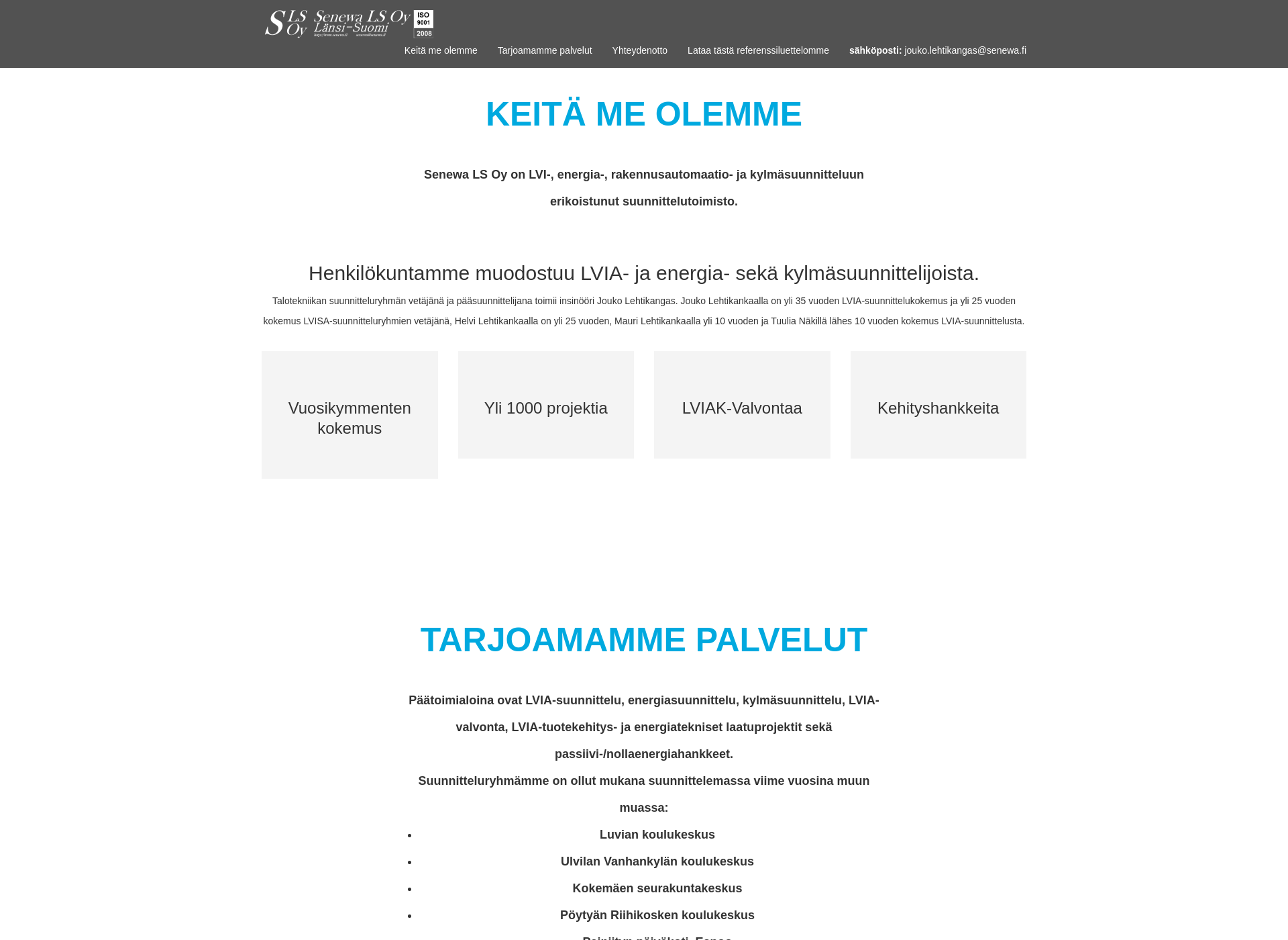 Screenshot for senewa.fi