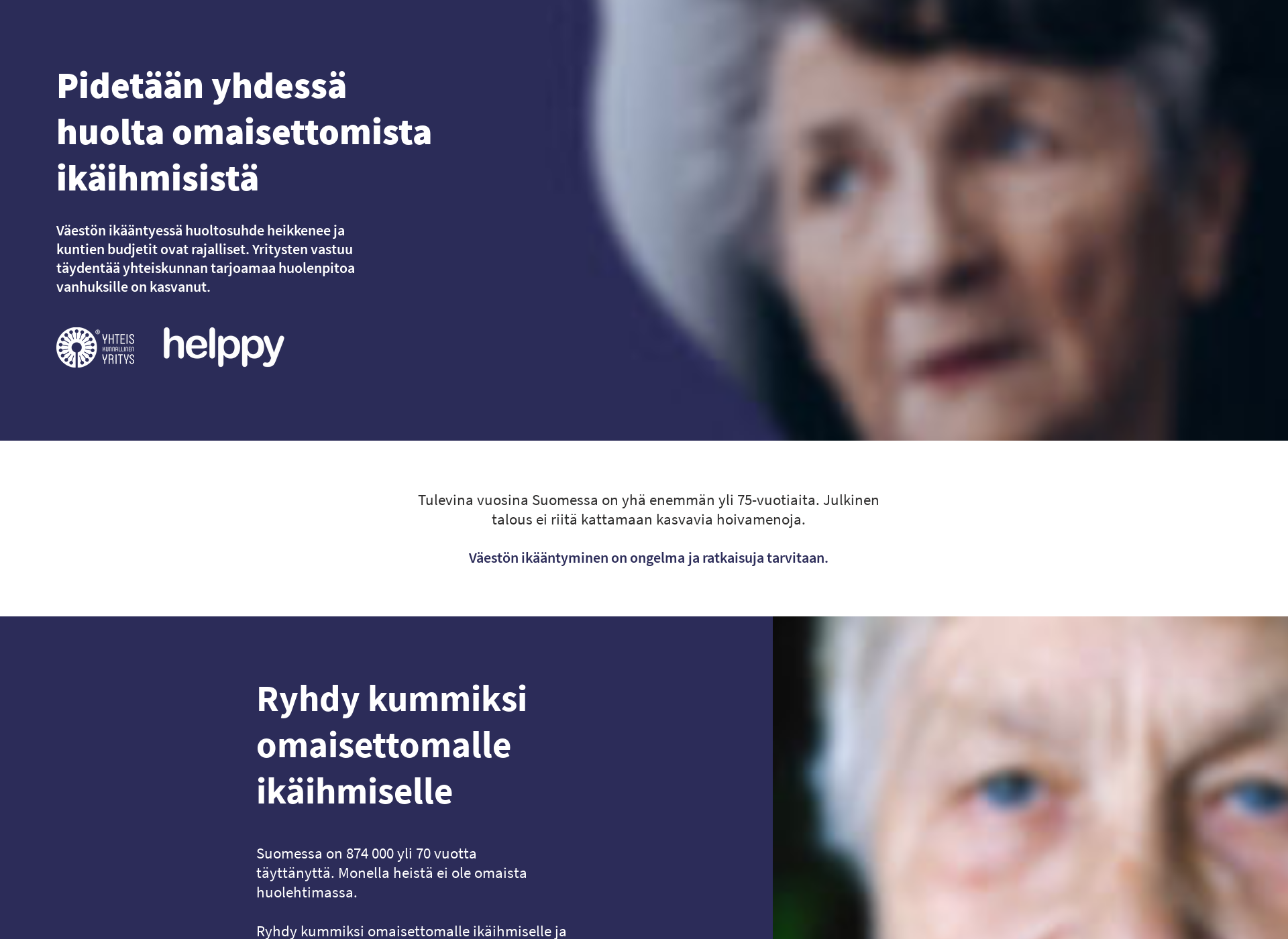 Screenshot for seniorit-ilman-omaisia.fi